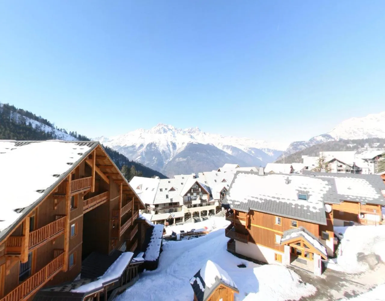 Bird's eye view in Chalet des Neiges Oz en Oisans
