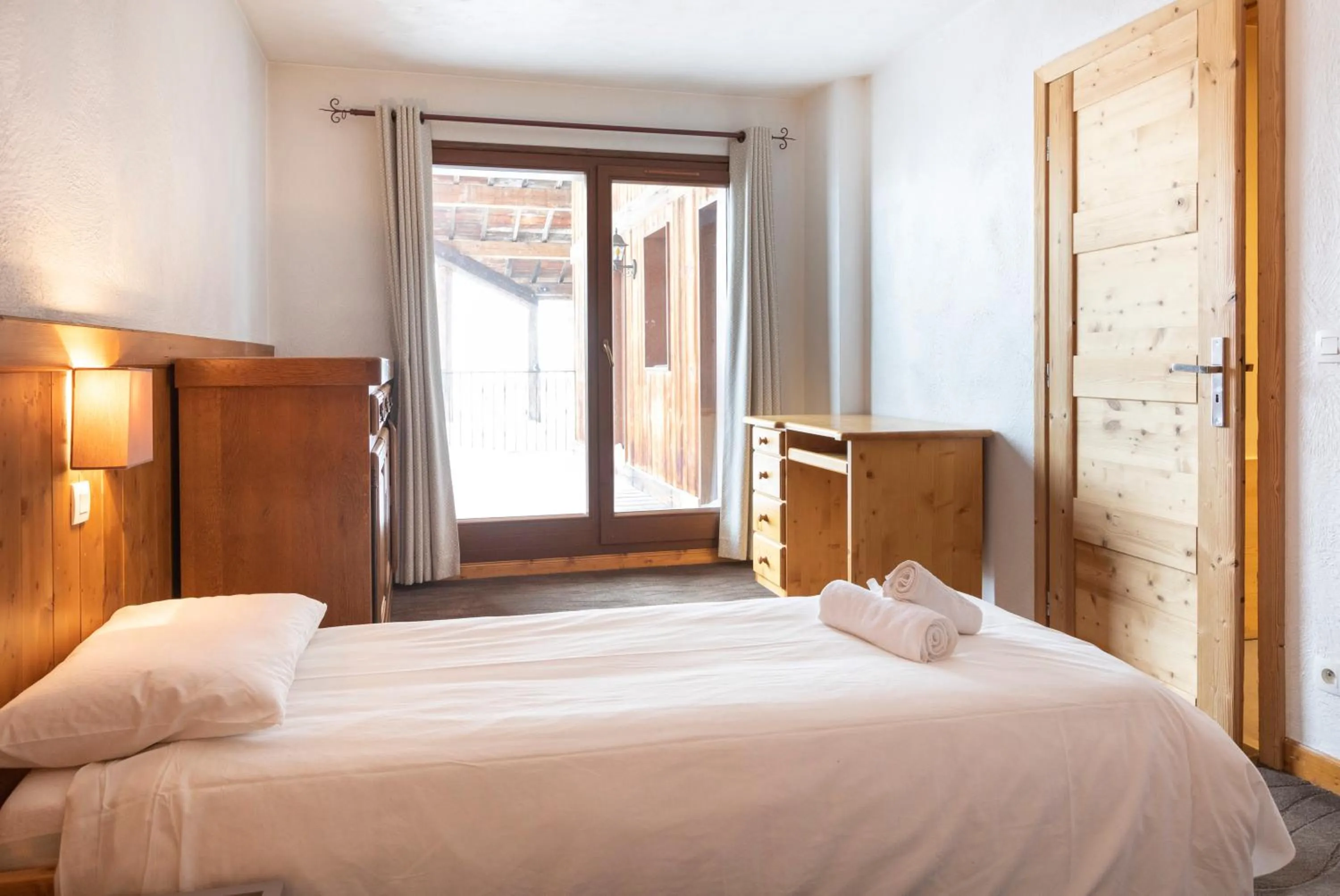 Bed in Chalet des Neiges Hermine