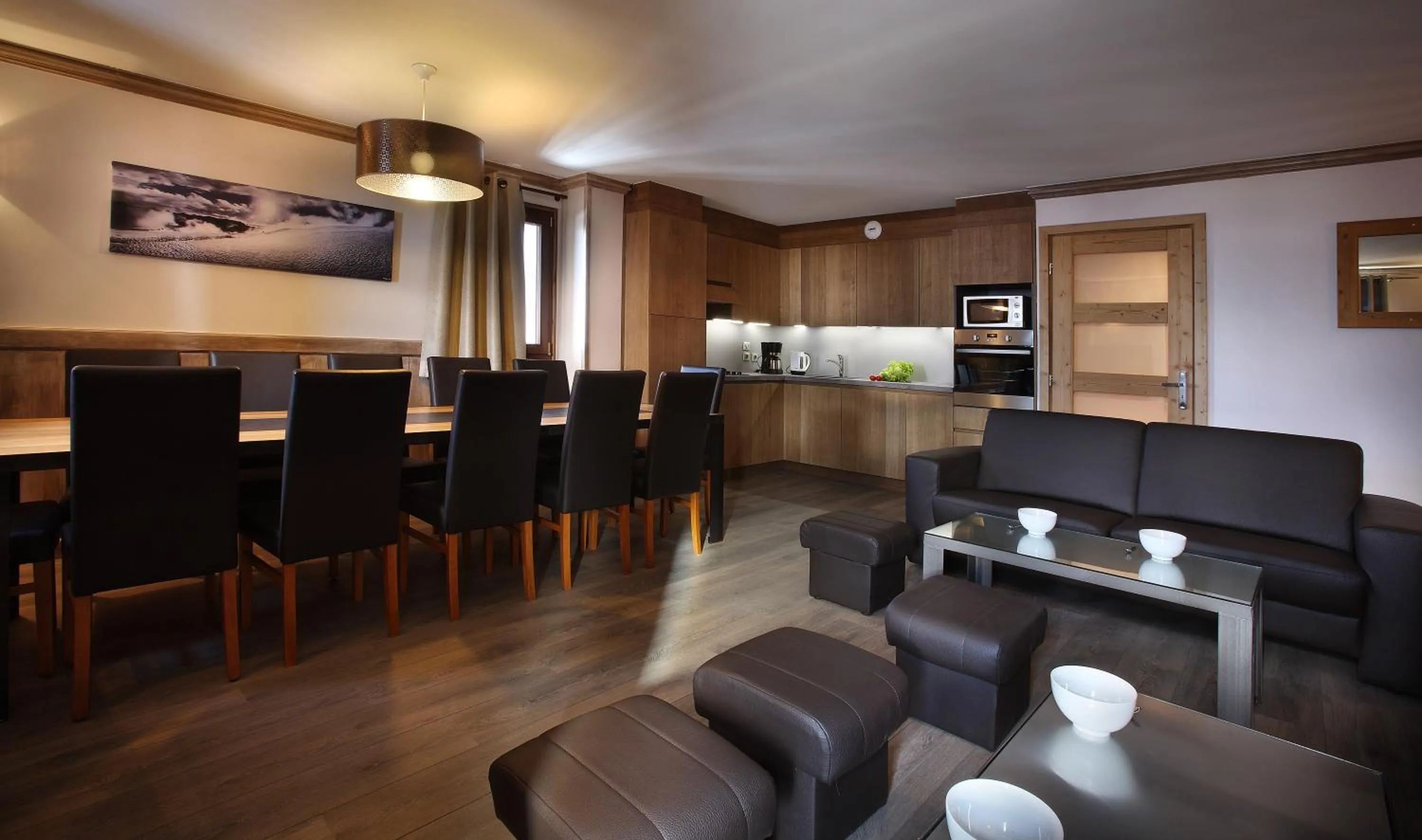 Living room in Chalet des Neiges Hermine