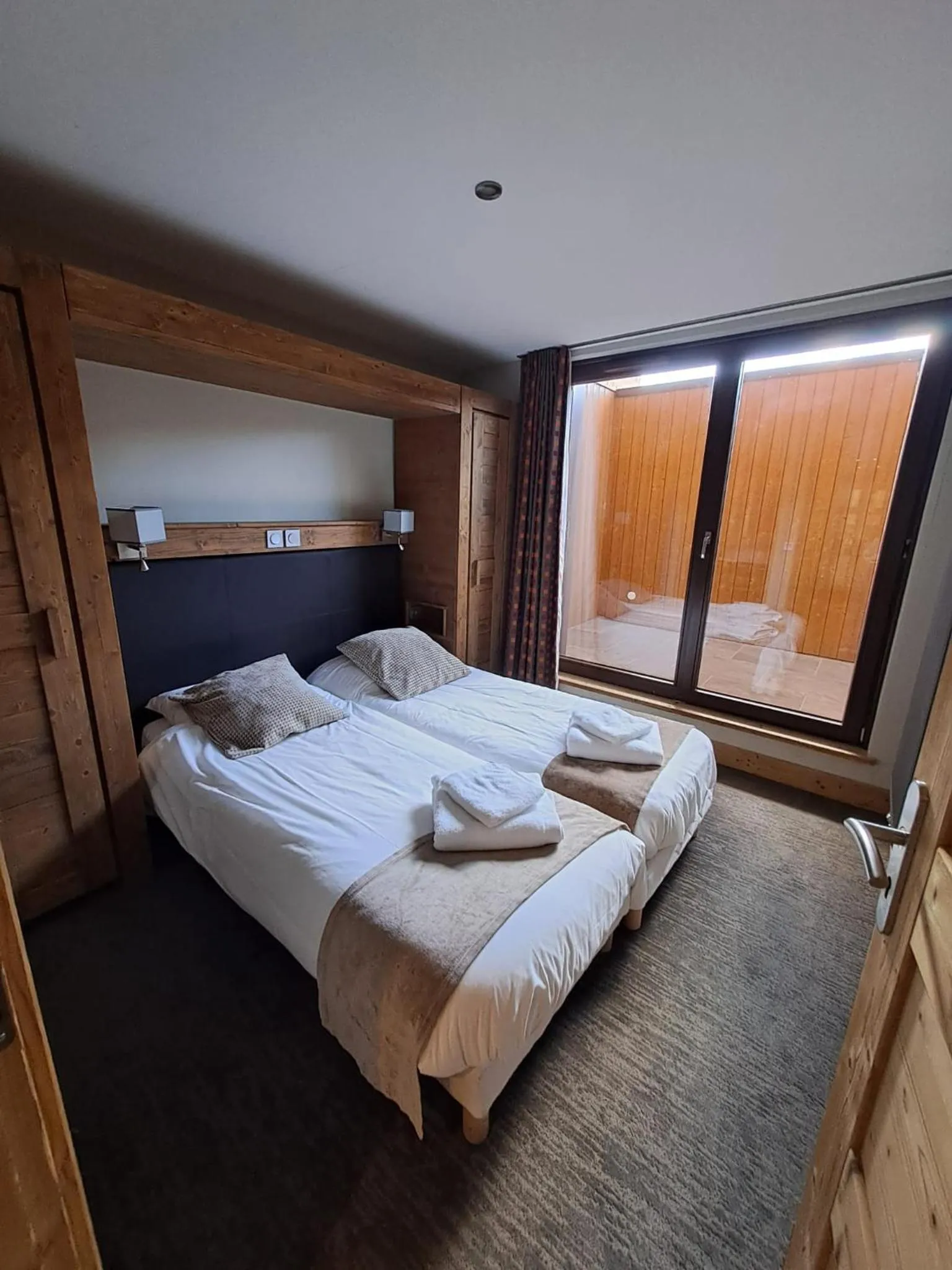 Bed in Chalet des Neiges Hermine