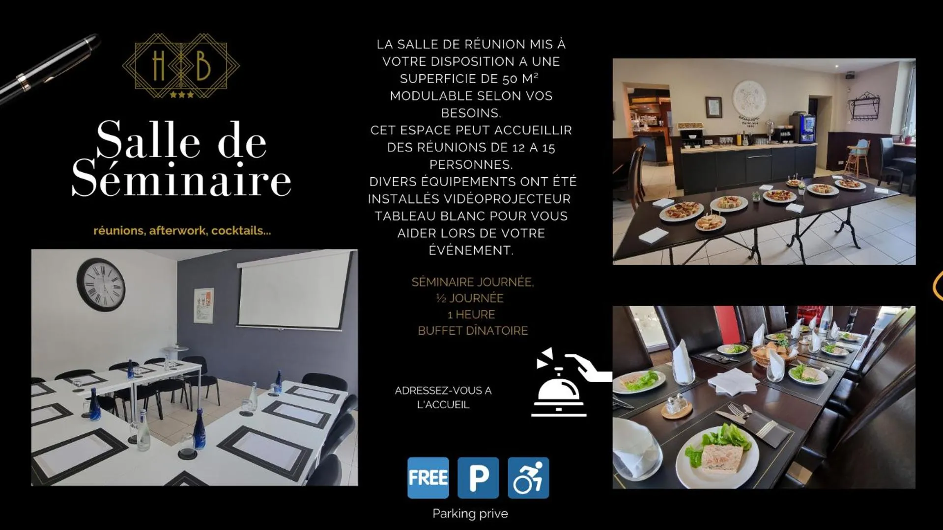 Meeting/conference room in Hotel le Bellevue