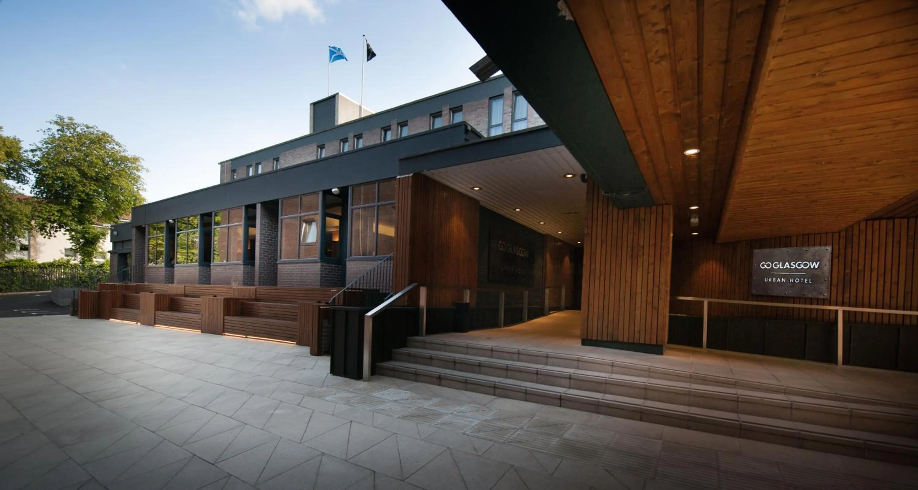 Facade/entrance in Glasgow West Hotel by Compass Hospitality