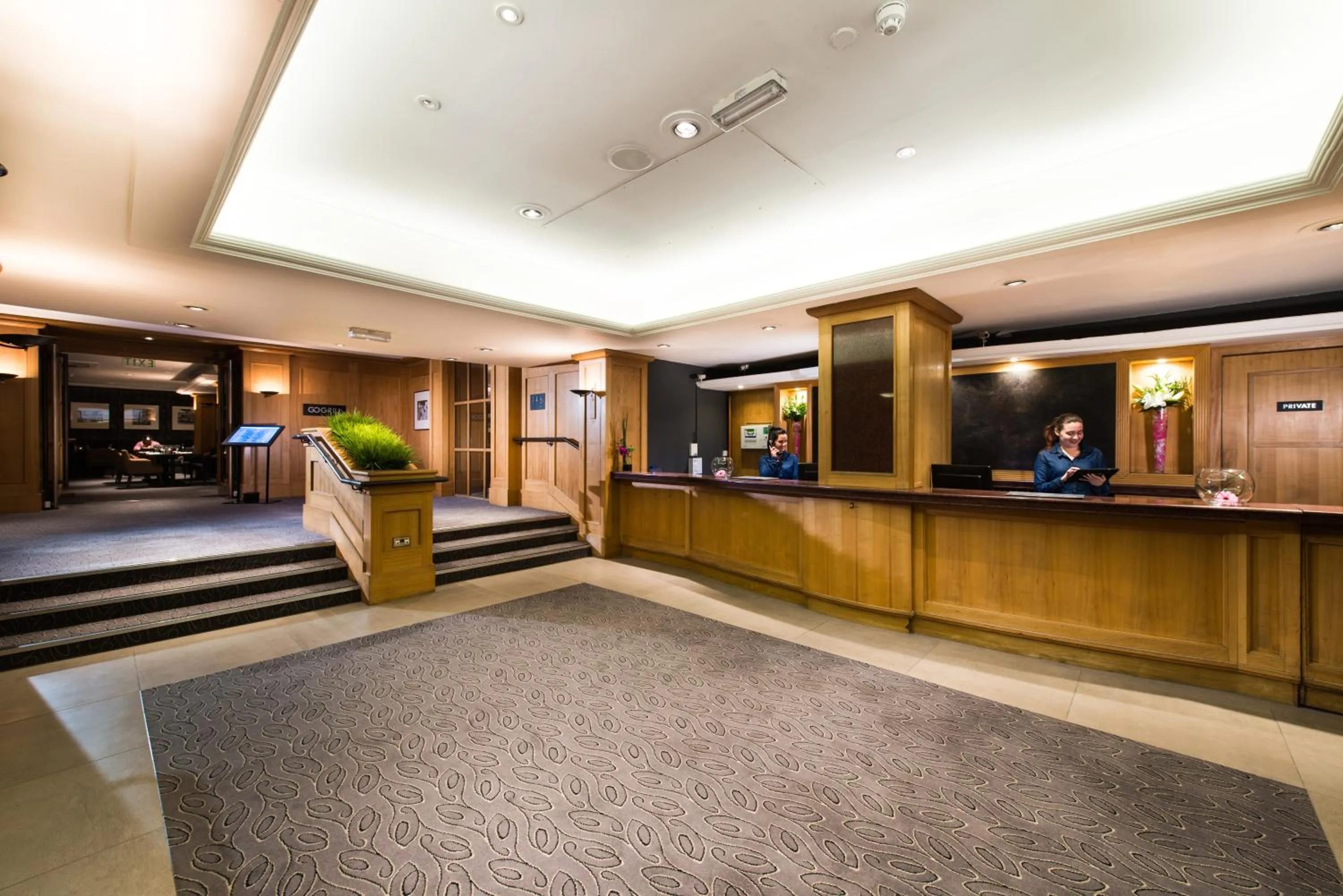 Lobby or reception in Glasgow West Hotel by Compass Hospitality