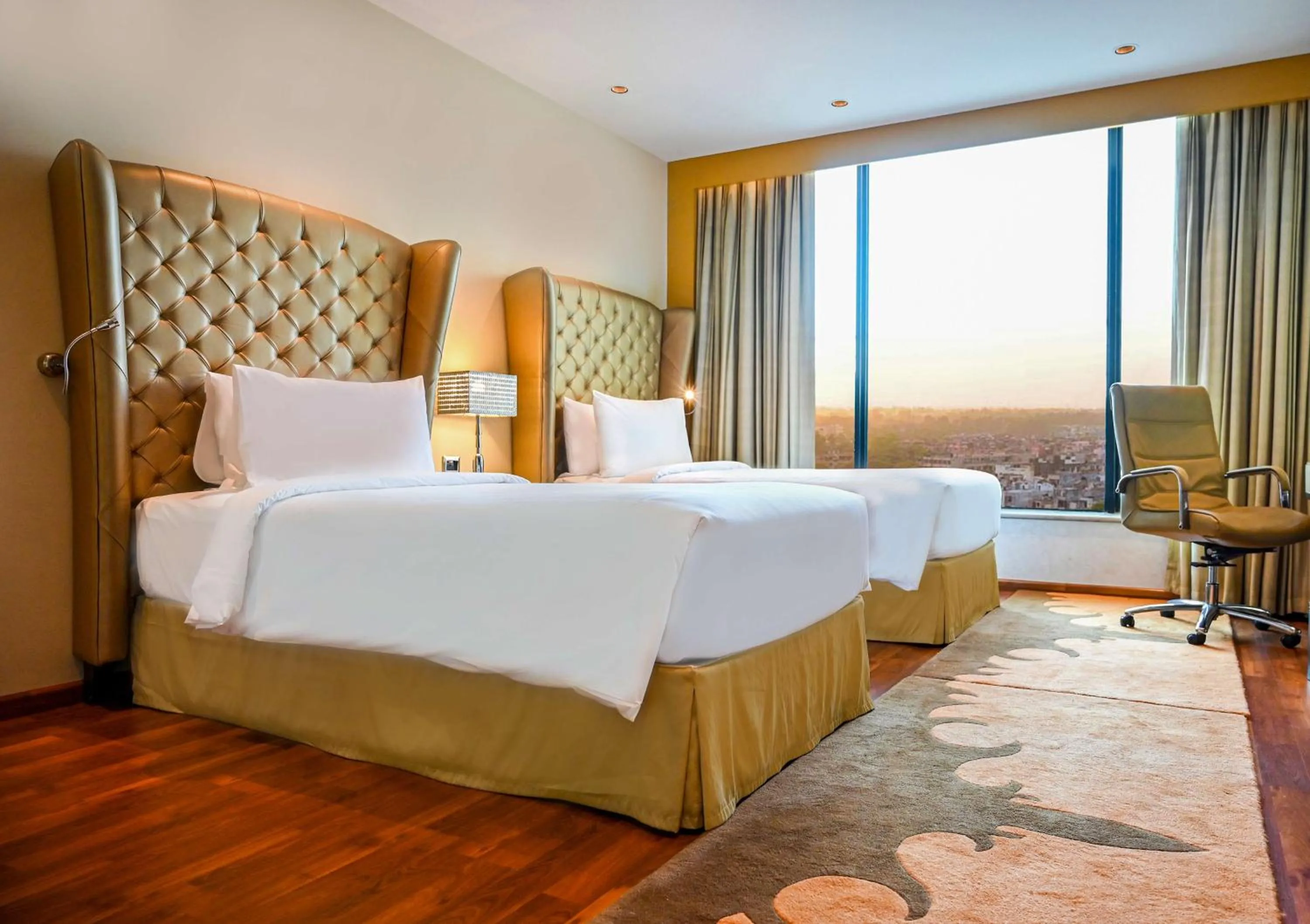 Photo of the whole room, Bed in Radisson Blu Hotel New Delhi Paschim Vihar