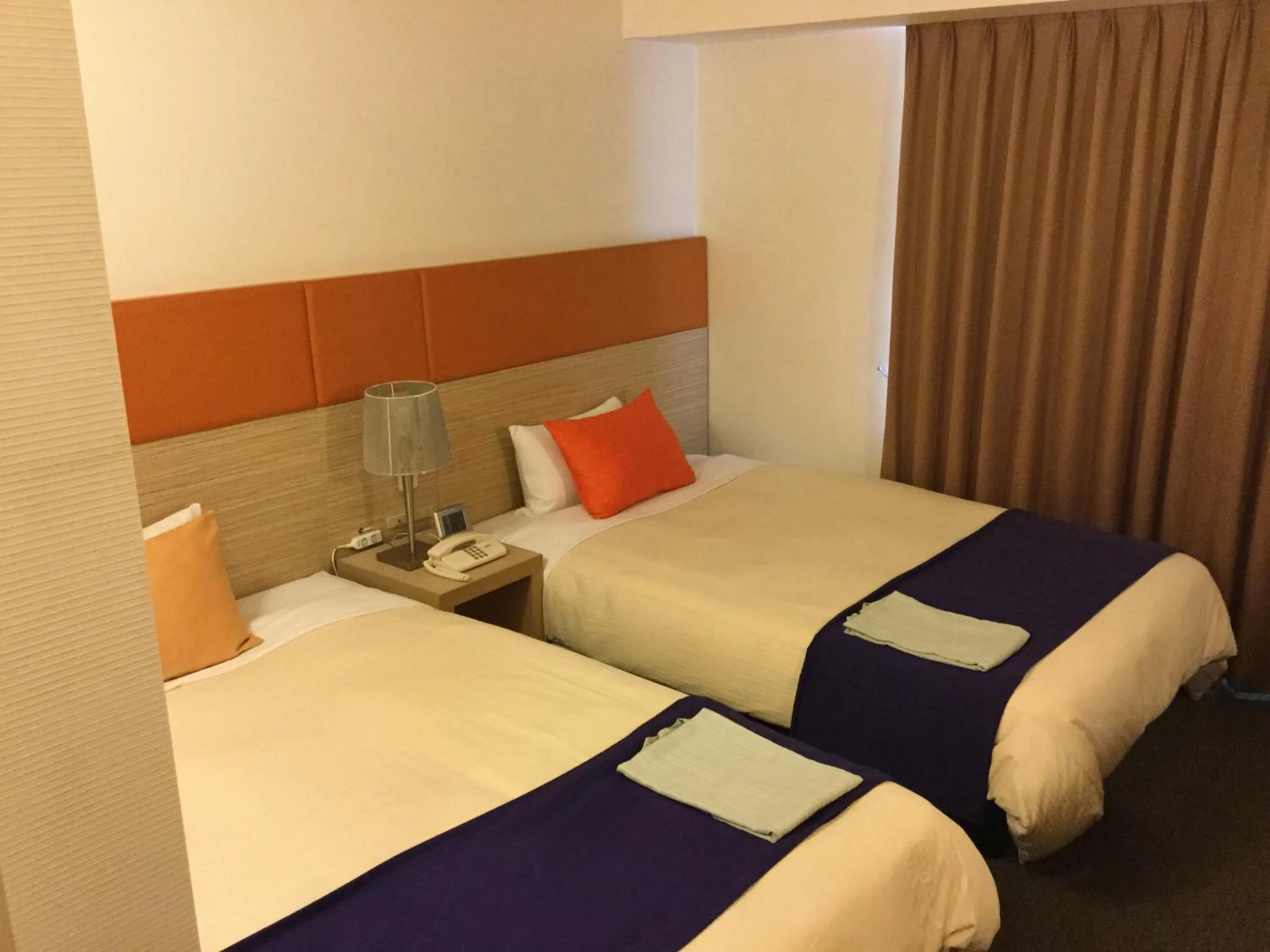 Bed in Hotel 1-2-3 Takasaki