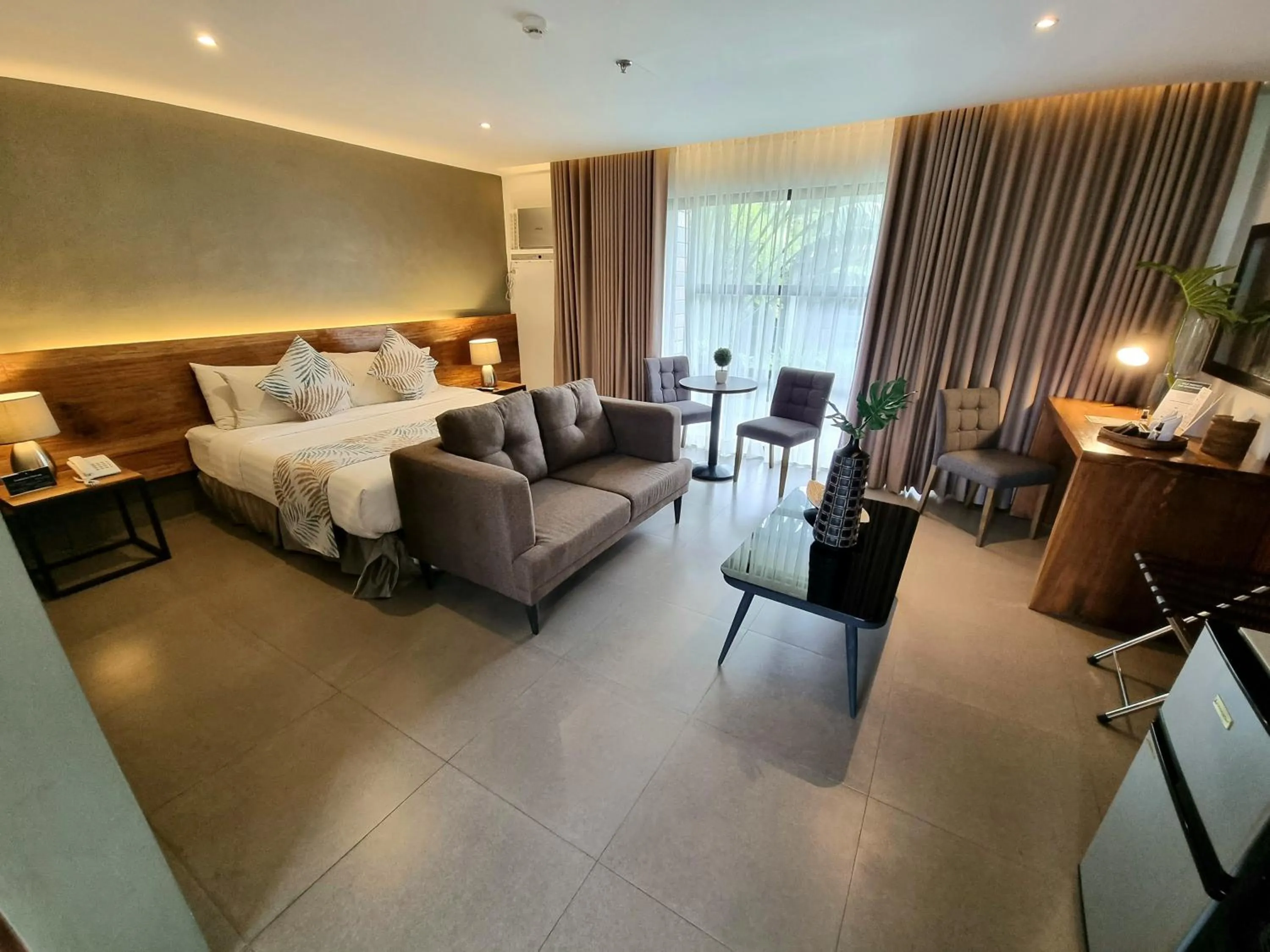 Living room, Bed in Balar Hotel and Spa