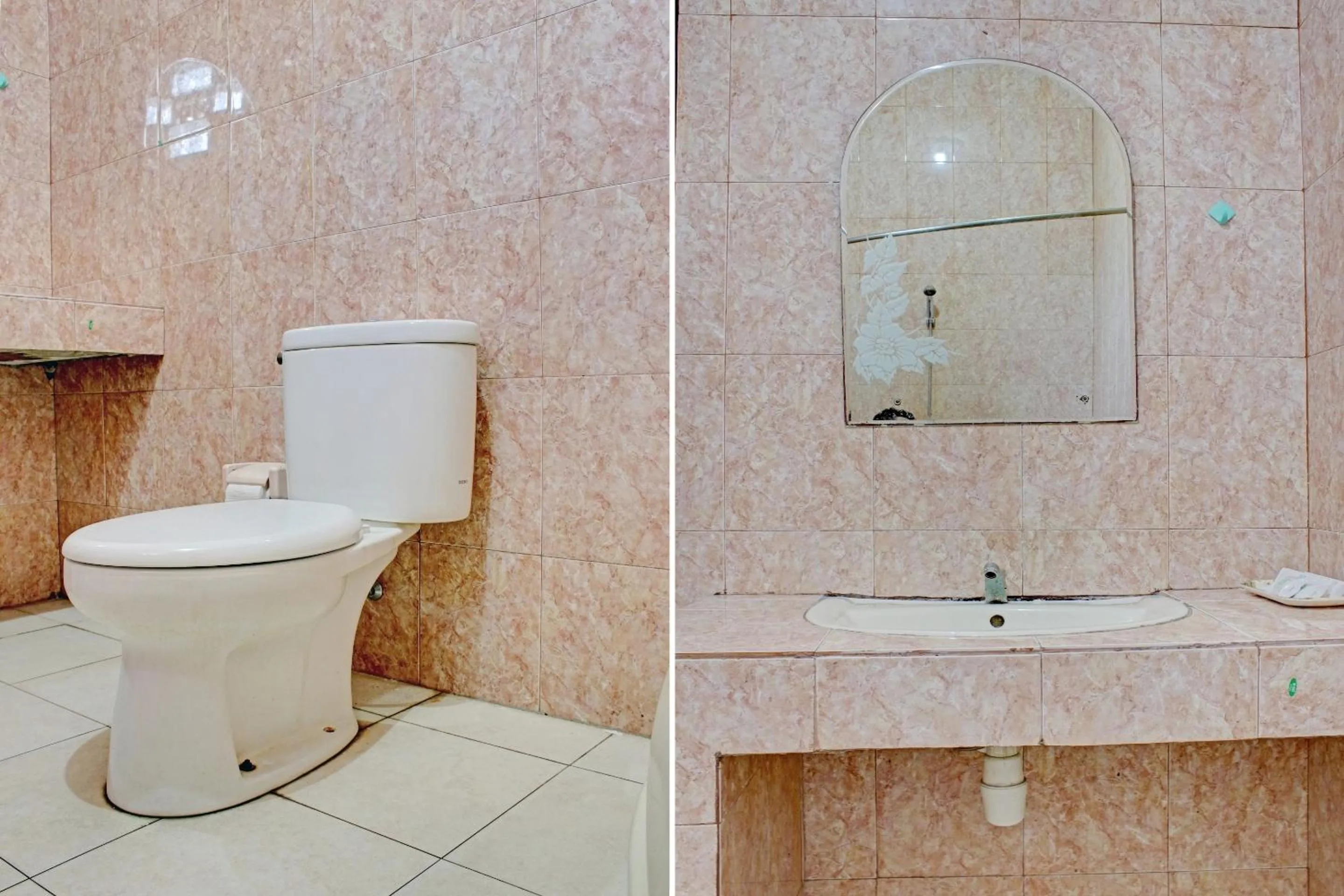 Bathroom in Capital O 90417 Hotel Batu Suli Internasional