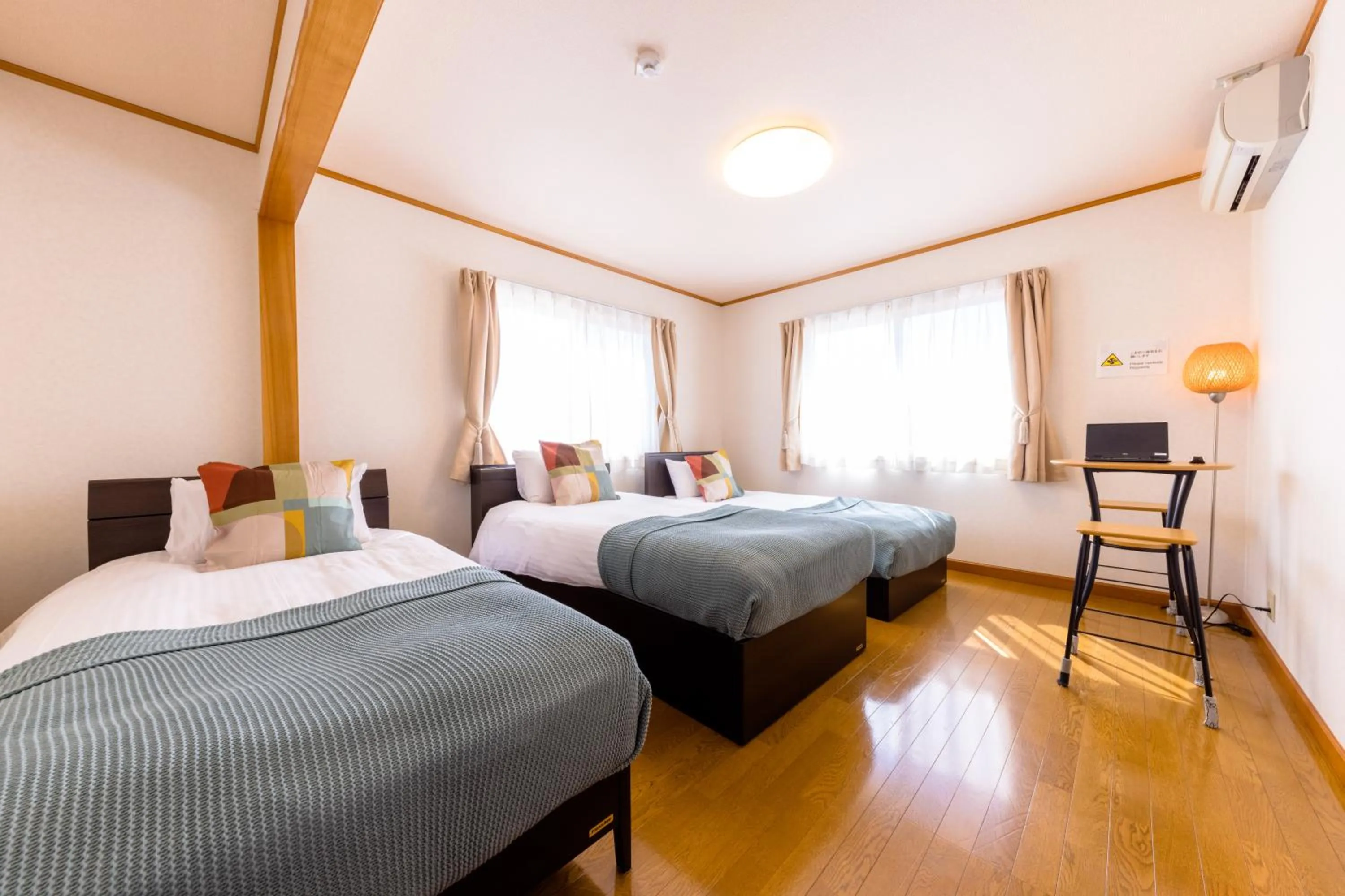 Bed in Ma Maison Mt. Fuji Kawaguchiko