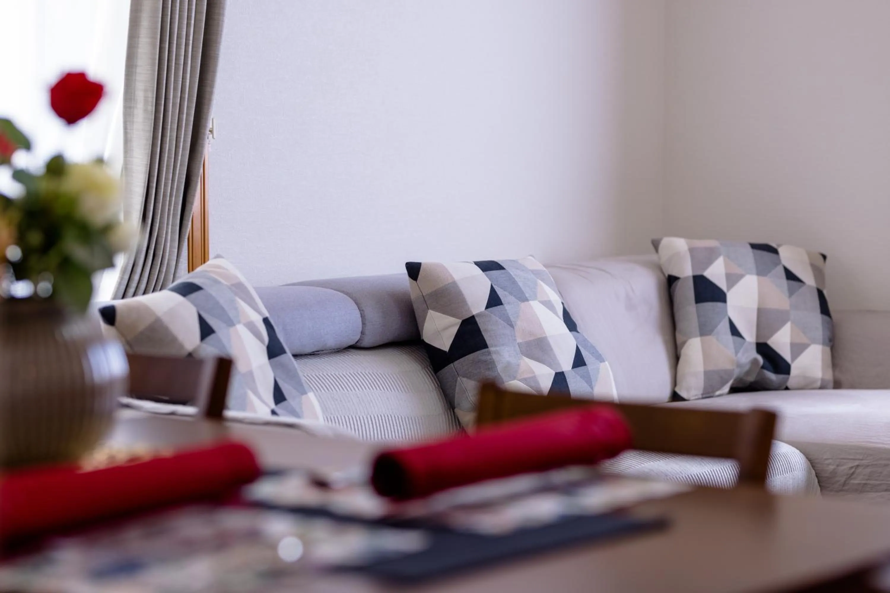 Living room, Bed in Ma Maison Mt. Fuji Kawaguchiko