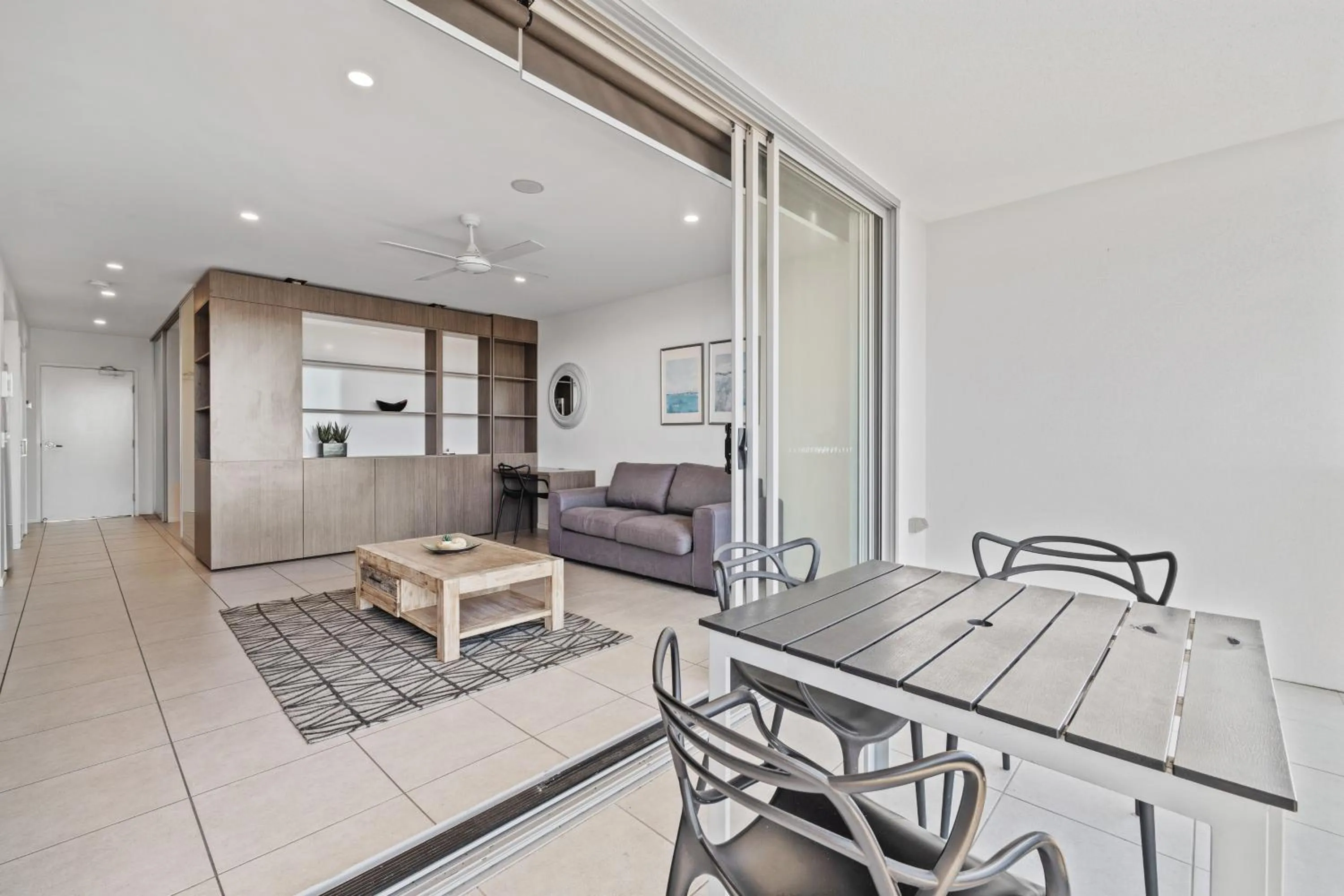 Living room in North Shore Oceanside Kawana