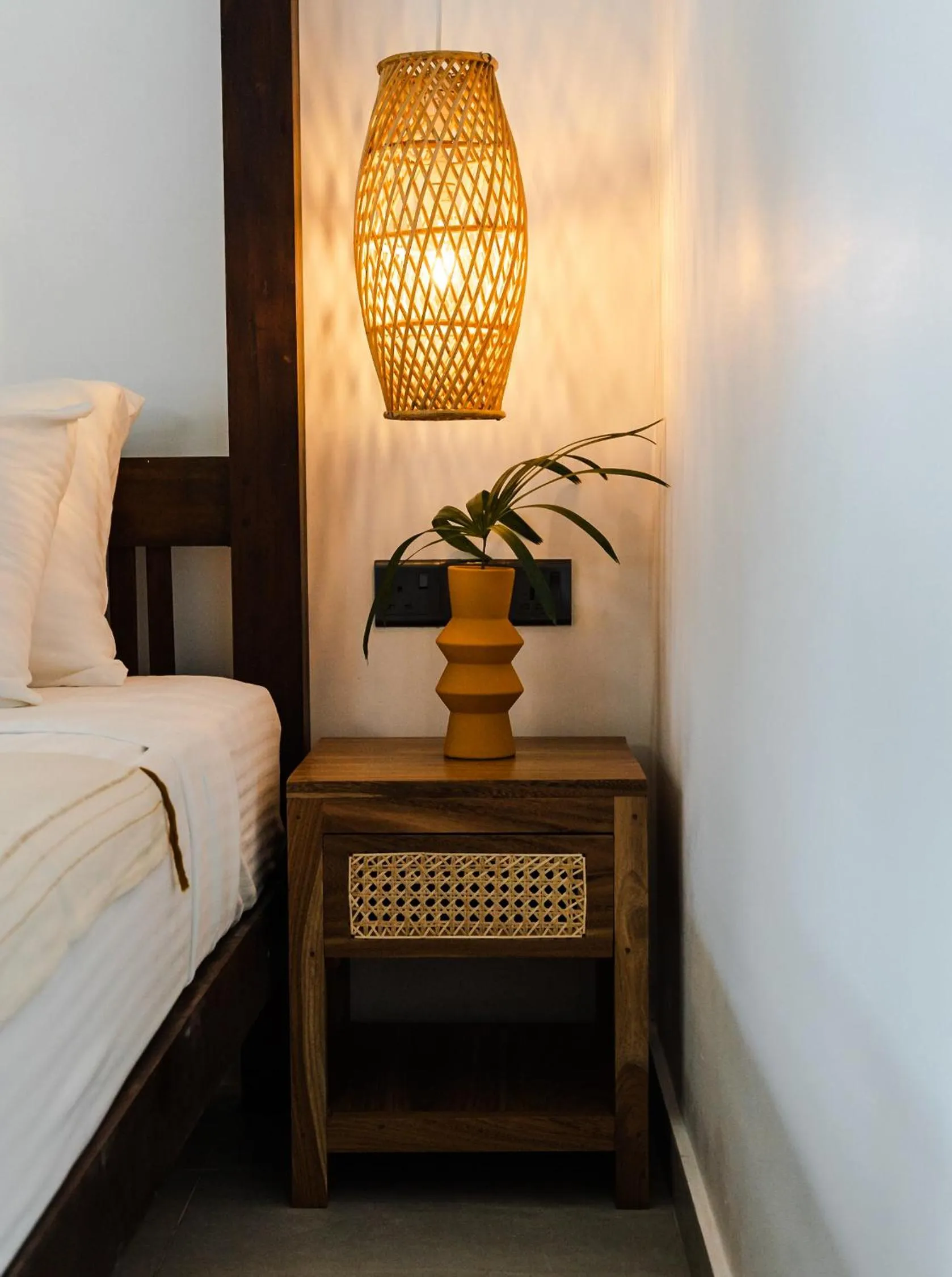 Bed in Lucky's Surf Camp