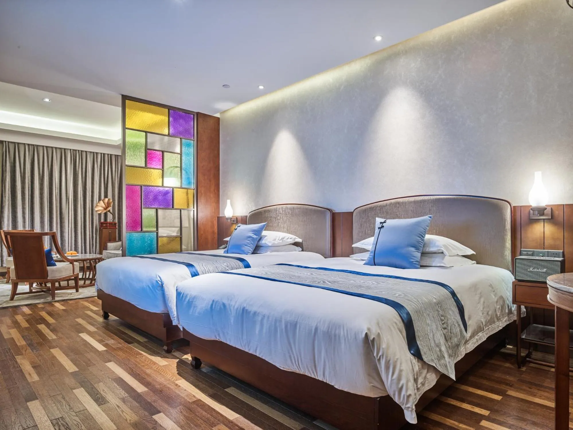 Bed in SSAW Boutique Hotel Nanjing Grand Theatre