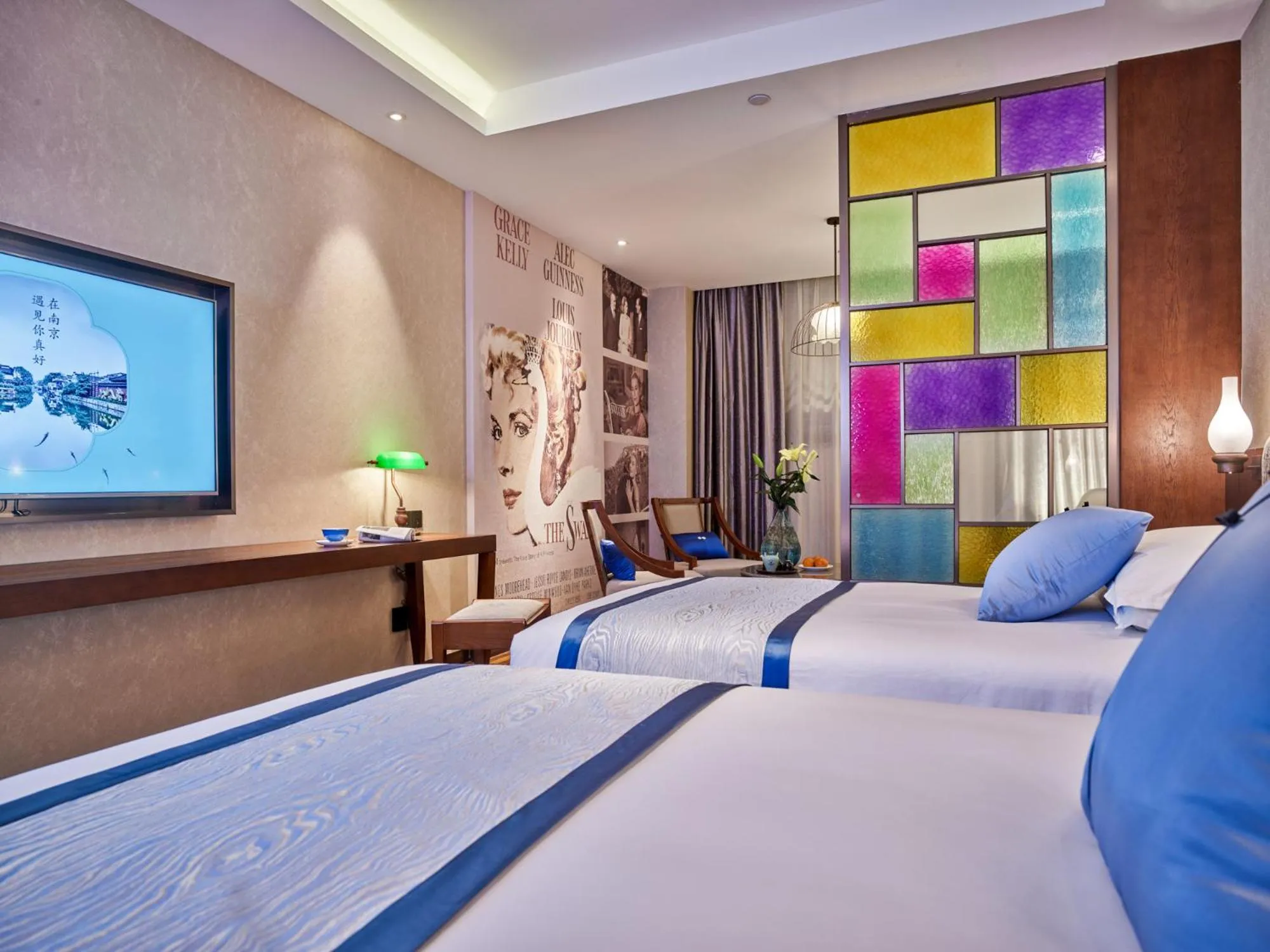 Bed in SSAW Boutique Hotel Nanjing Grand Theatre
