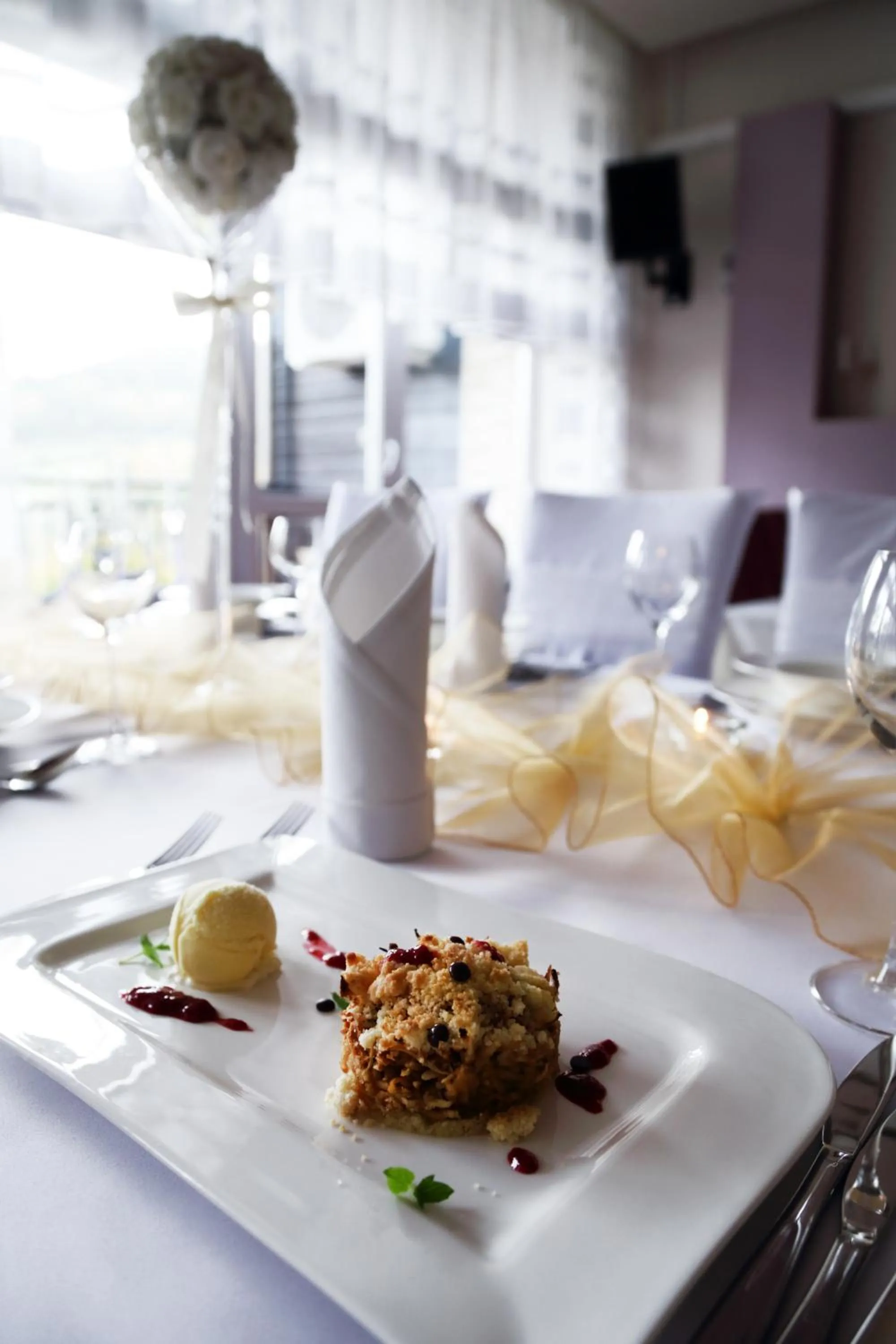 Food close-up in Hotel Srebrna Góra