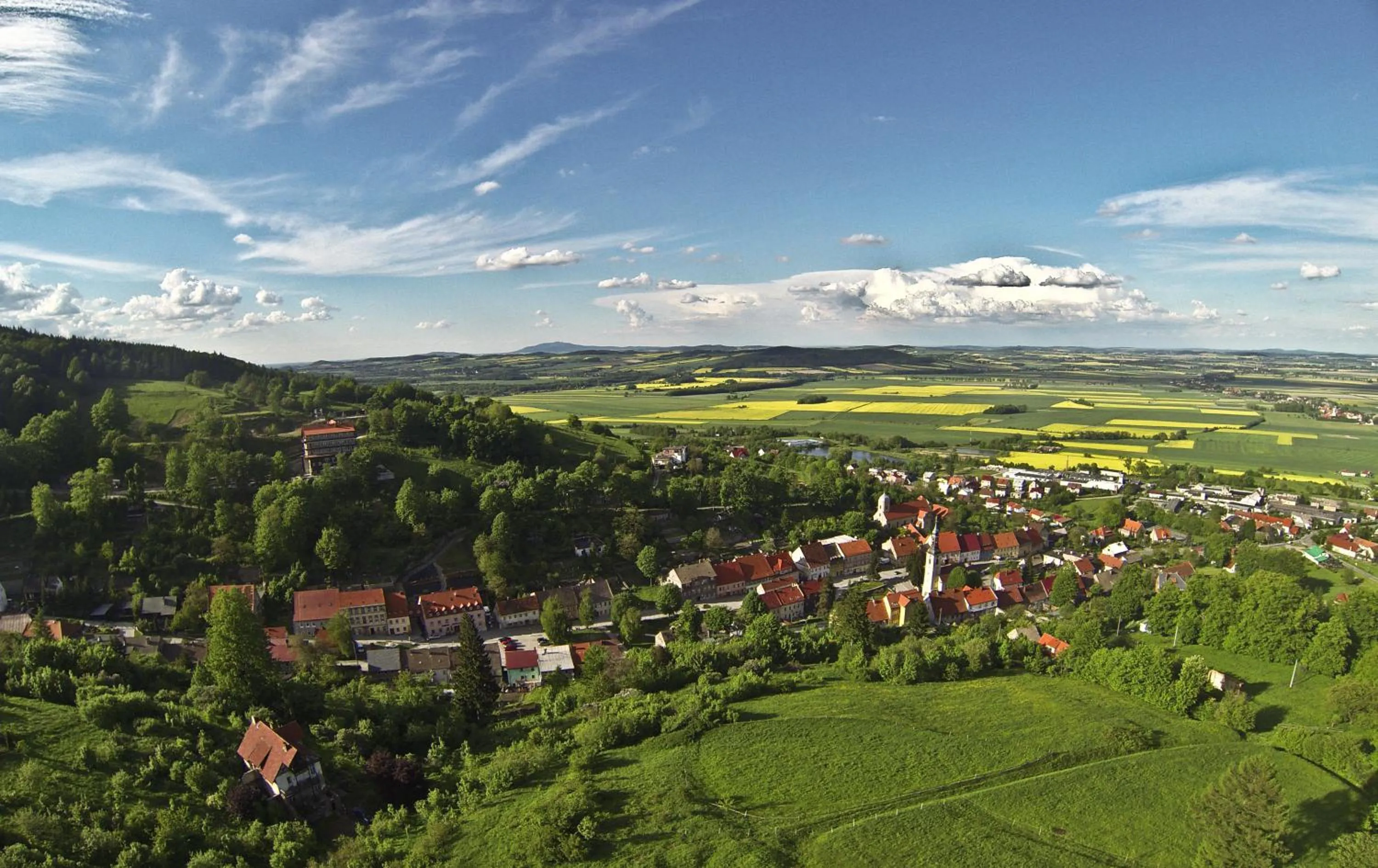 Bird's eye view in Hotel Srebrna Góra