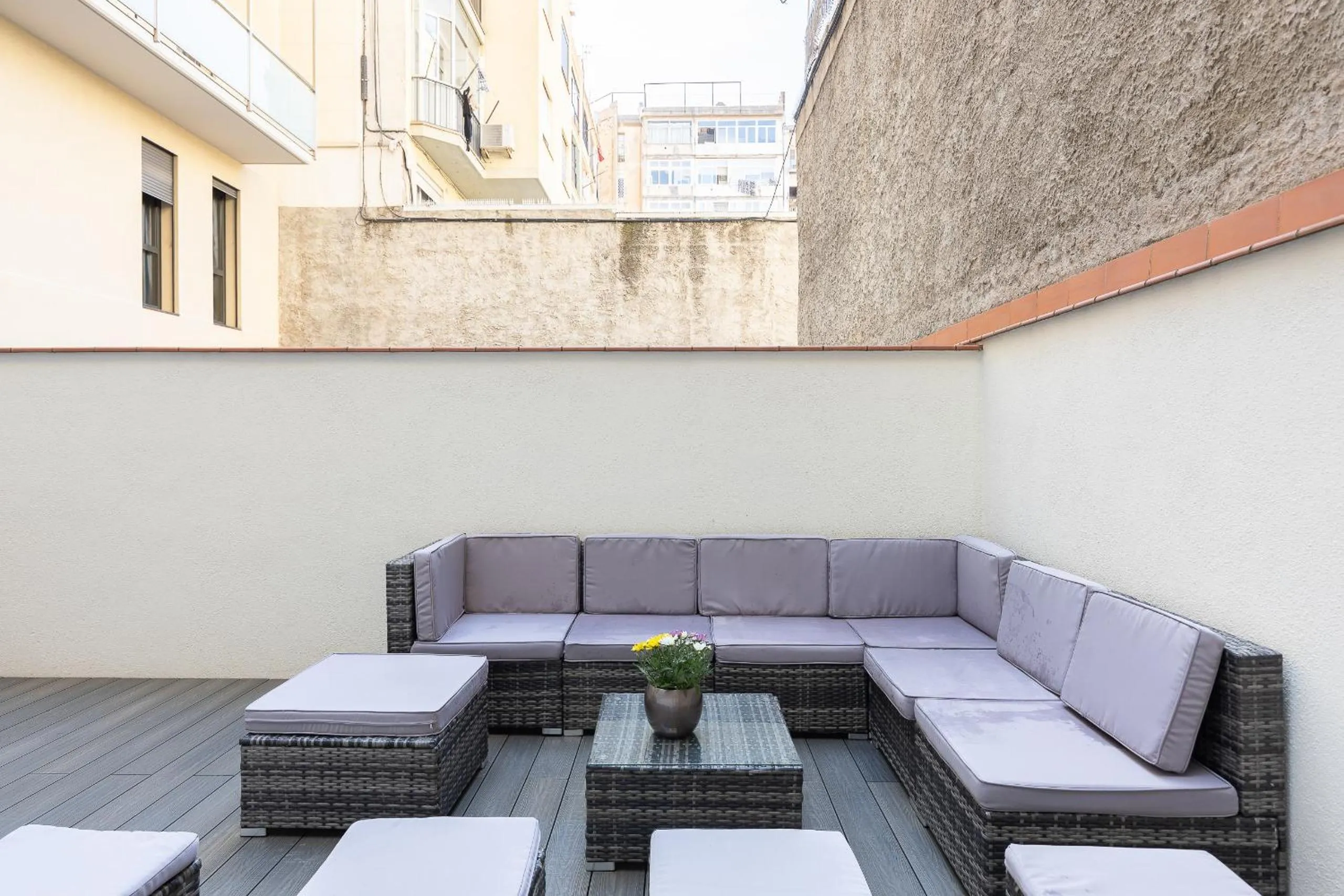 Patio in Cosmo Apartments Consell de Cent - Plaza Universitat