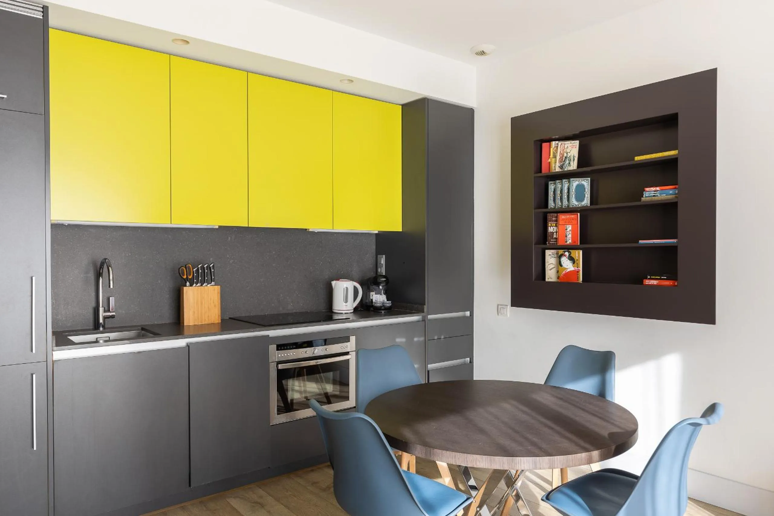 Kitchen or kitchenette in Cosmo Apartments Passeig de Gràcia