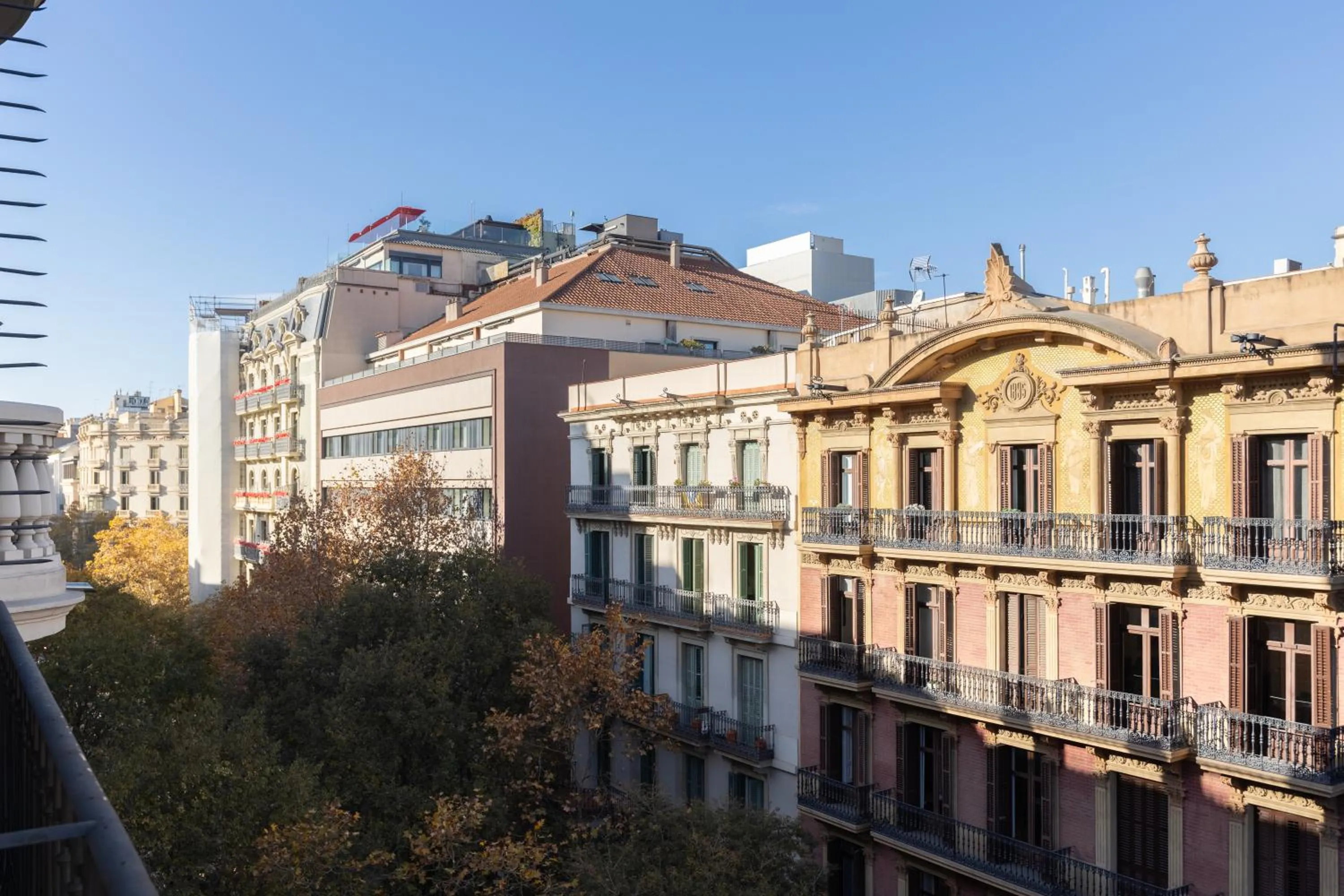 City view in Cosmo Apartments Passeig de Gràcia