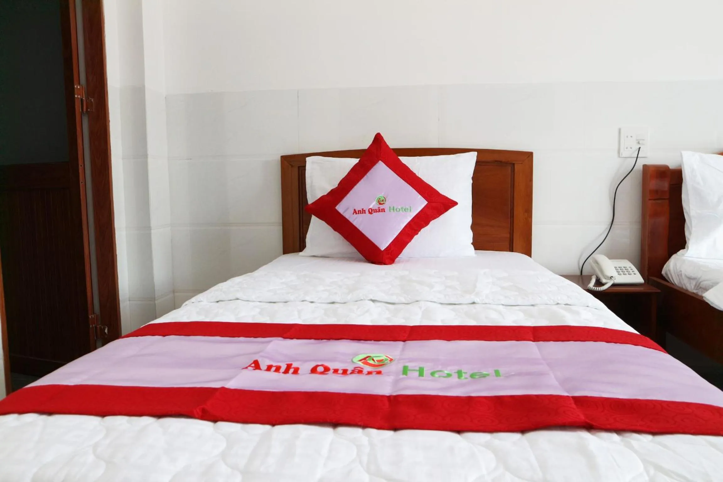 Bed in Anh Quân Hotel