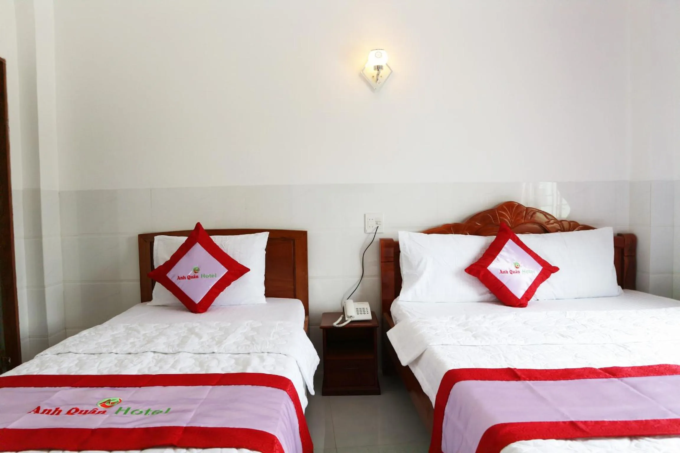 Bed in Anh Quân Hotel