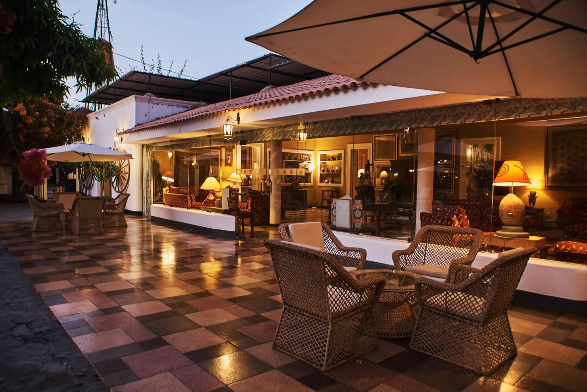 Patio in Hotel Majoro