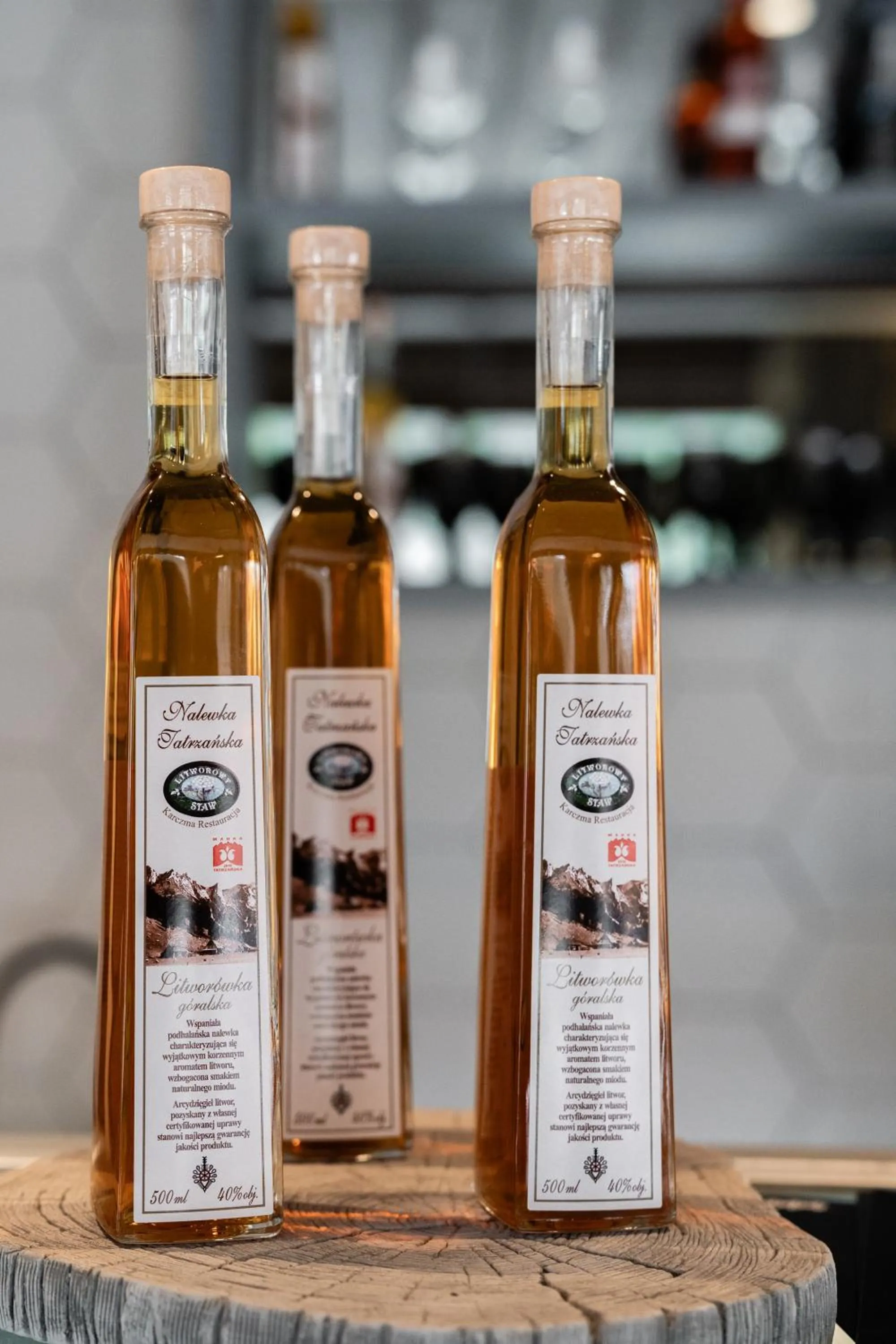 Alcoholic drinks in Hotel Litworowy Staw