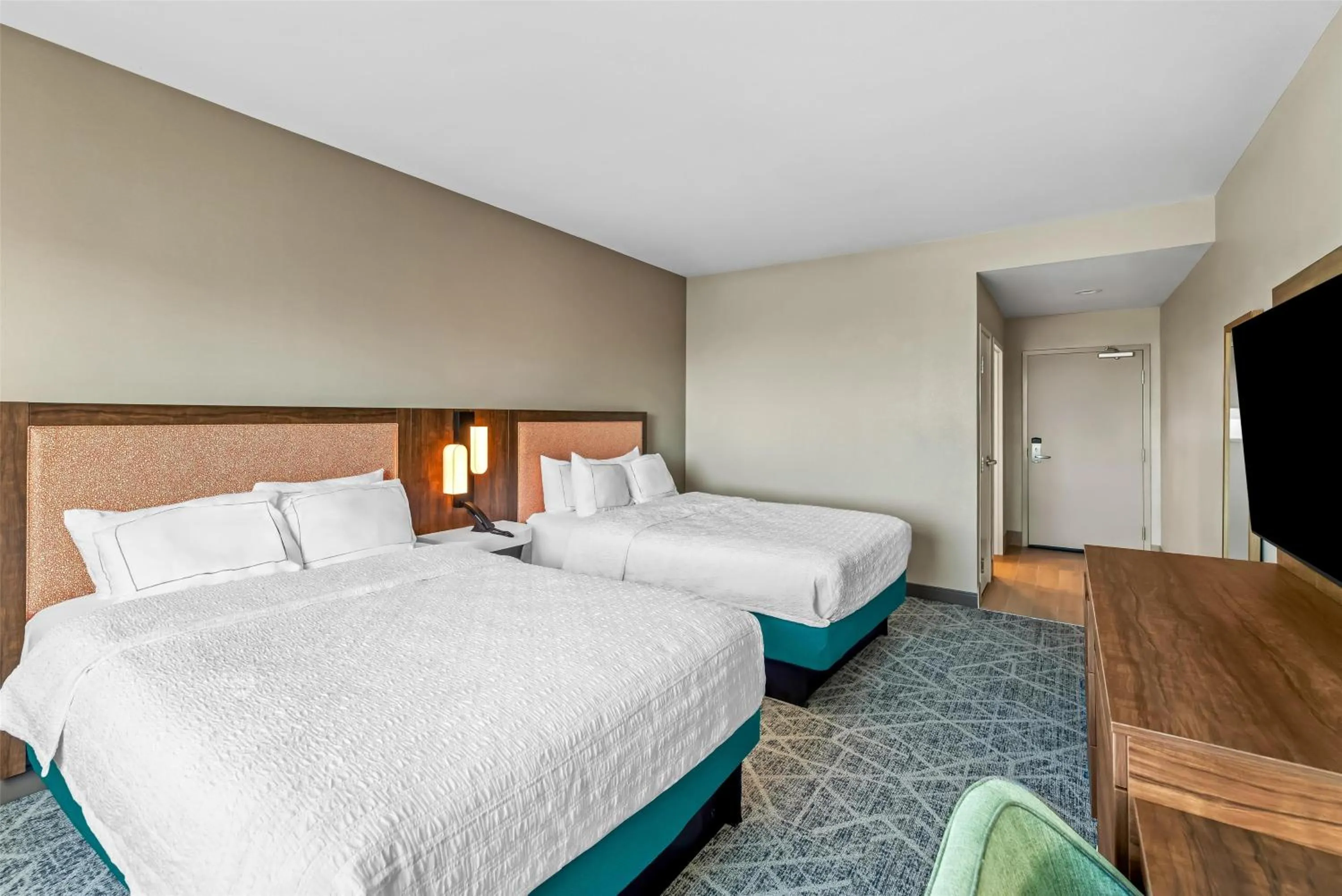 Bed in Hampton Inn & Suites Corpus Christi I-37 - Navigation Boulevard