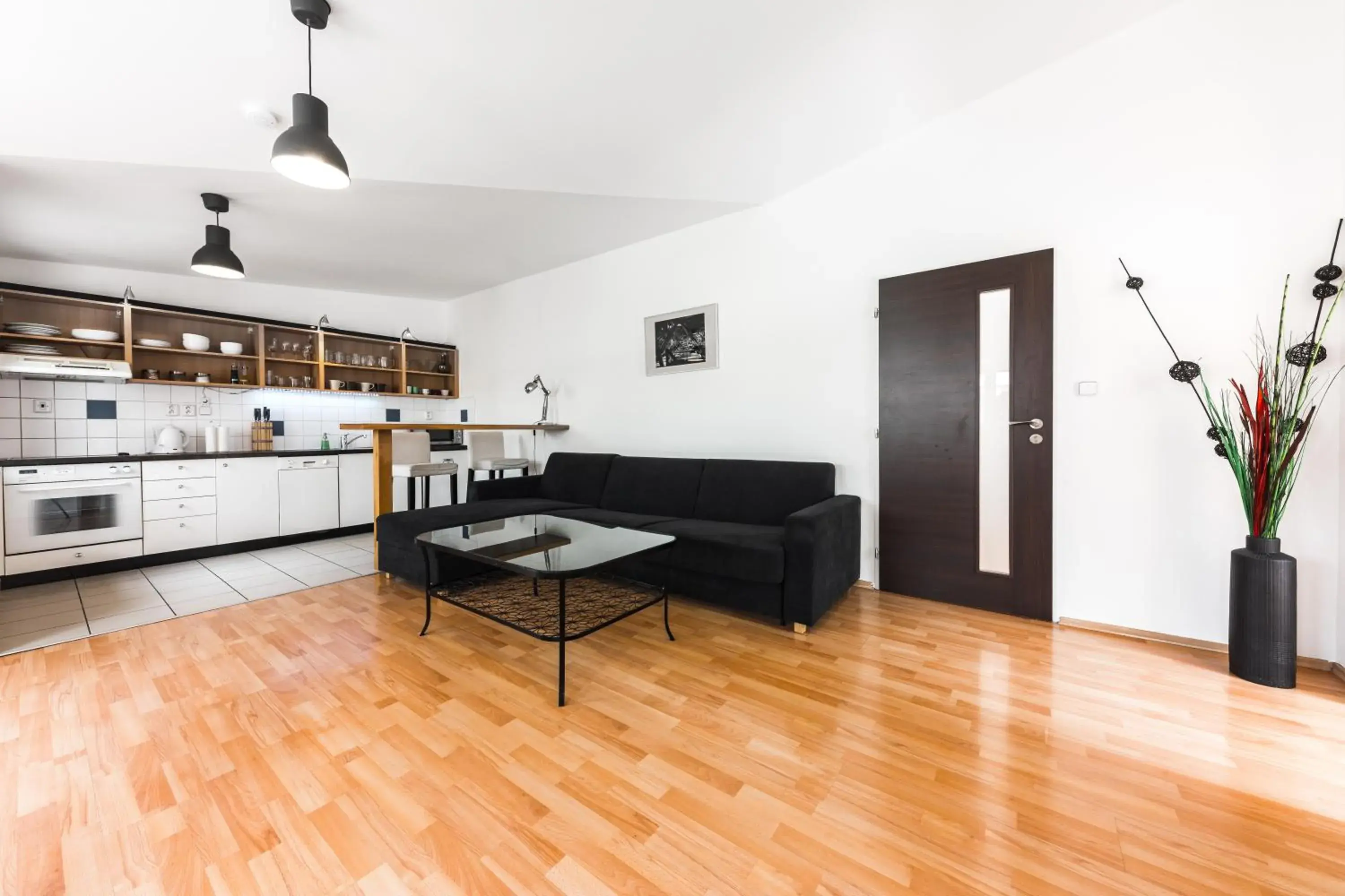 Two-Bedroom Apartment with Terrace in Jacob Brno Two-Bedroom Apartment with Terrace in Jacob Brno