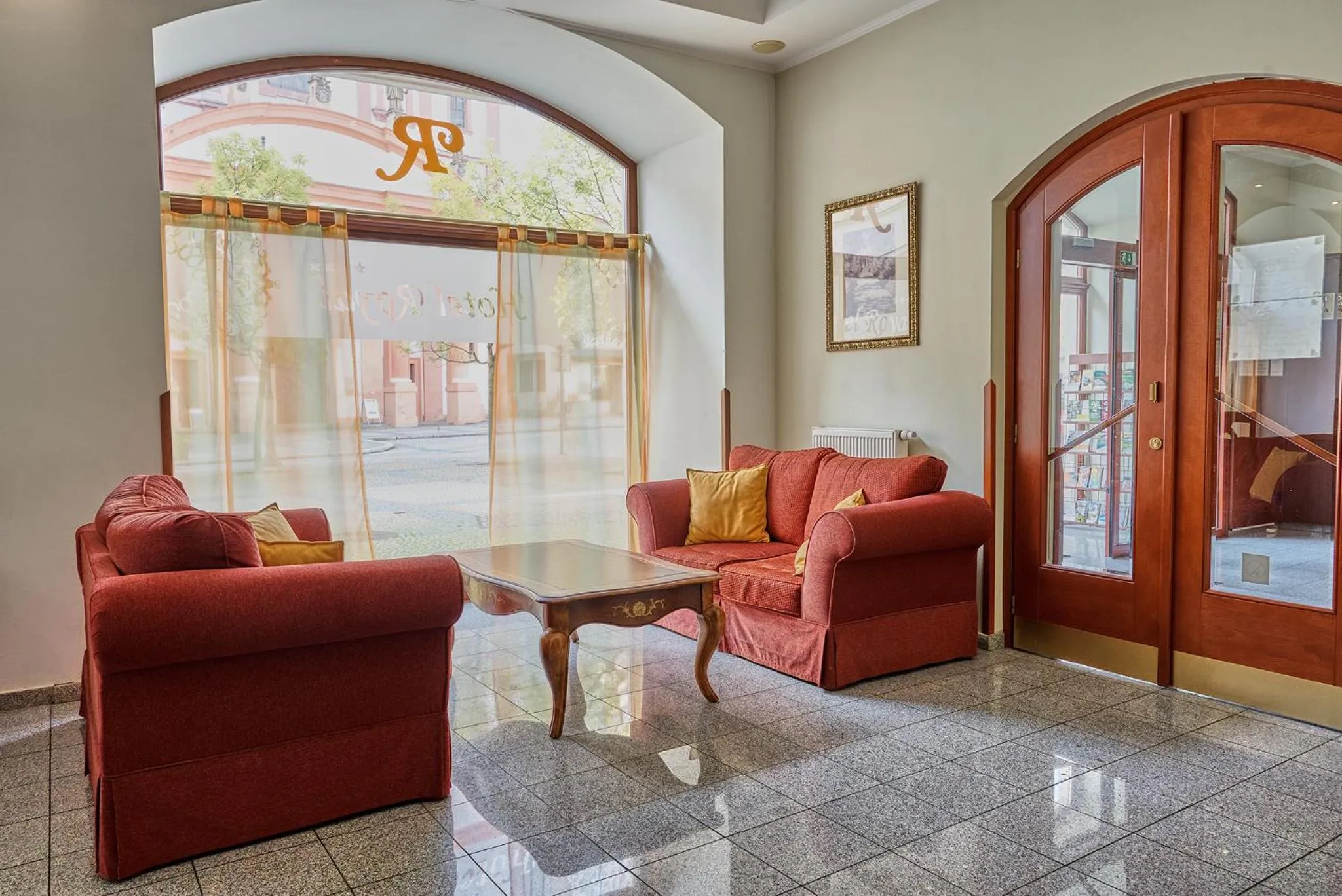 Seating area in Hotel Royal
