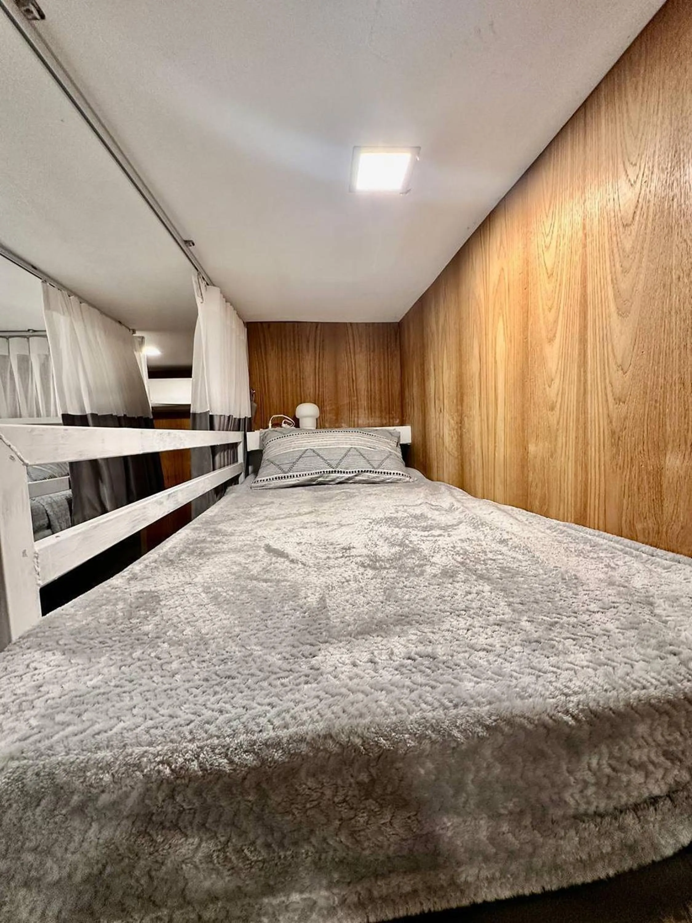 Bed in Blu Cabin Ari Stylish Gay Poshtel