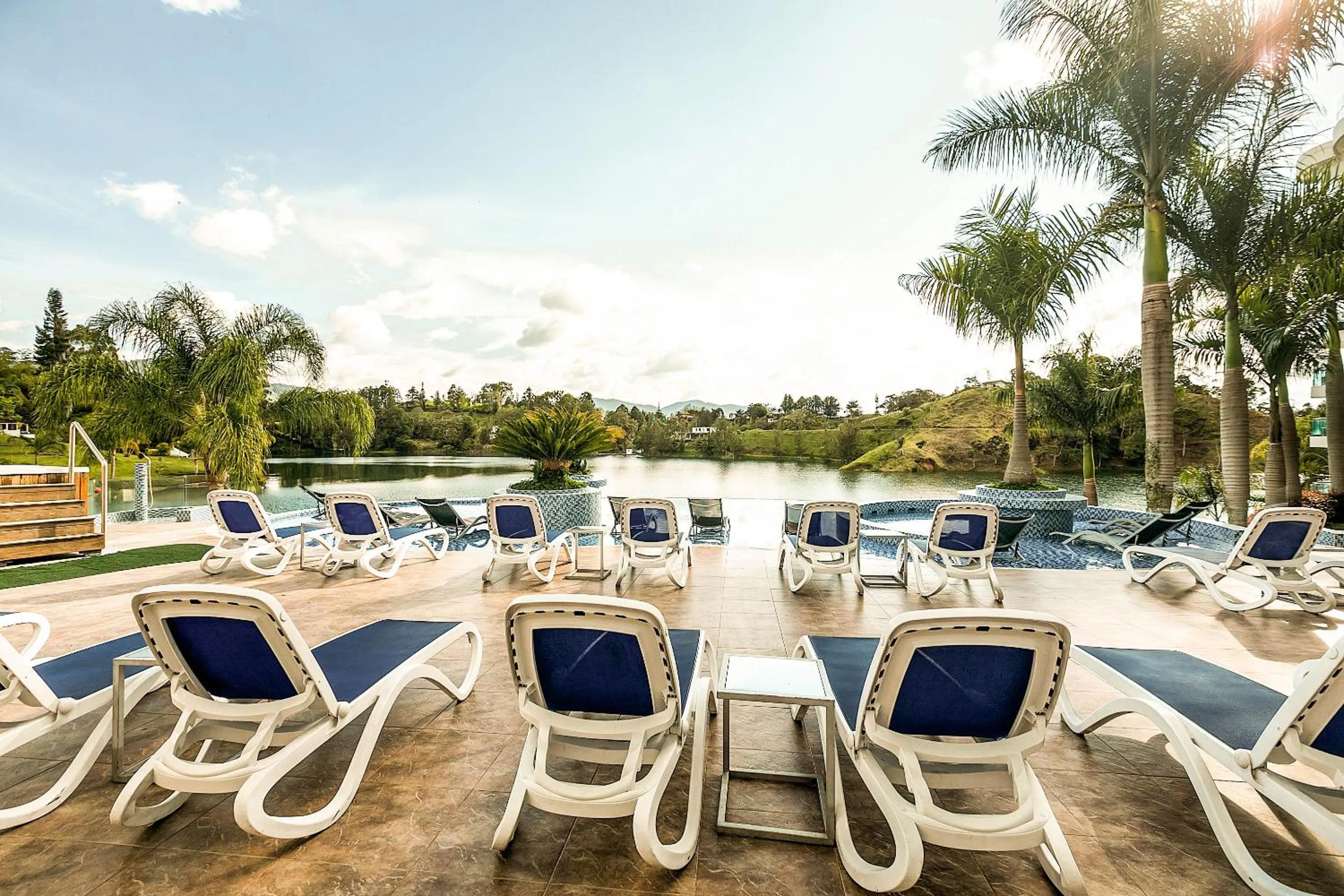 Swimming pool in Hotel Los Recuerdos