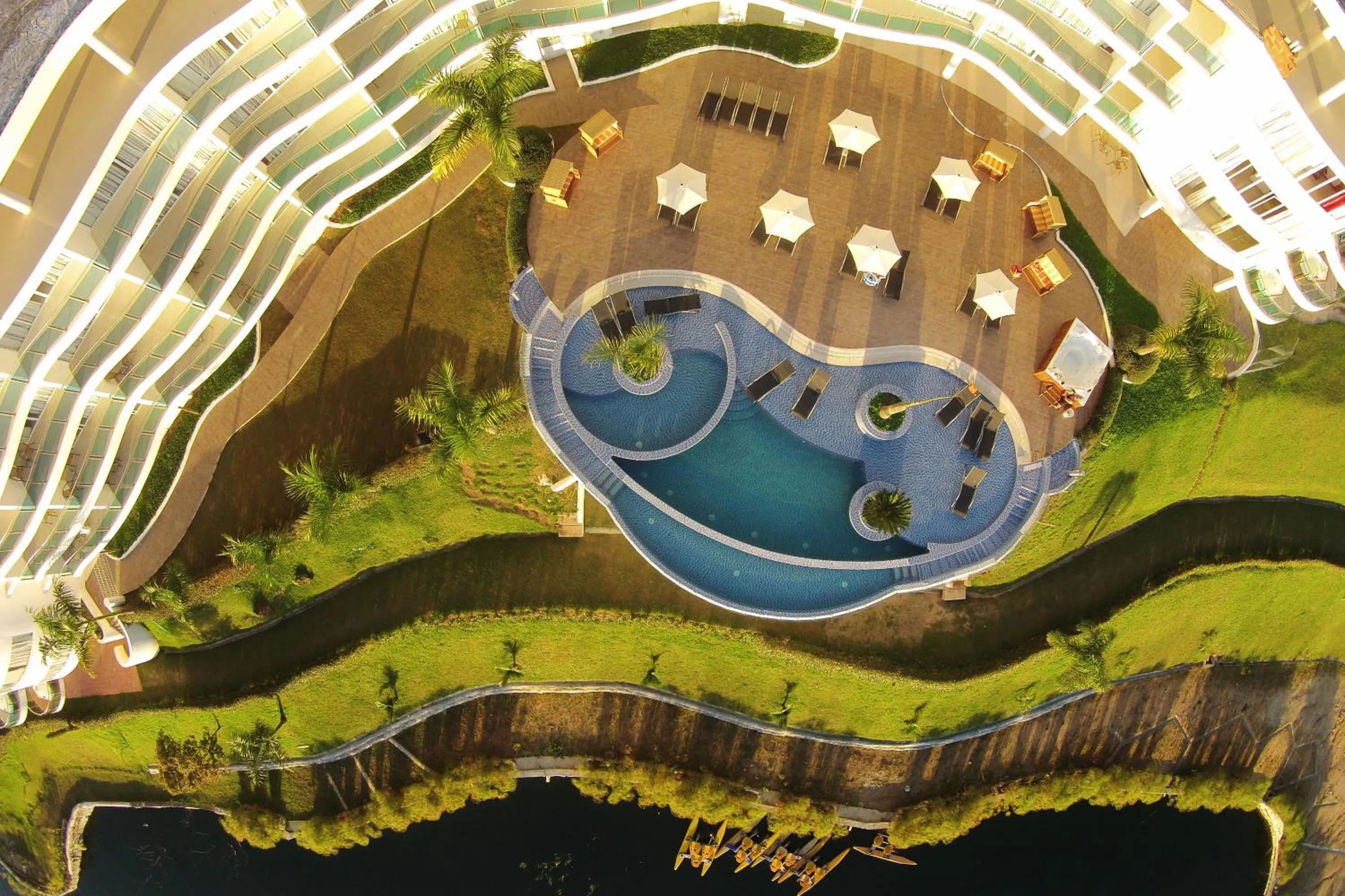 Lake view in Hotel Los Recuerdos