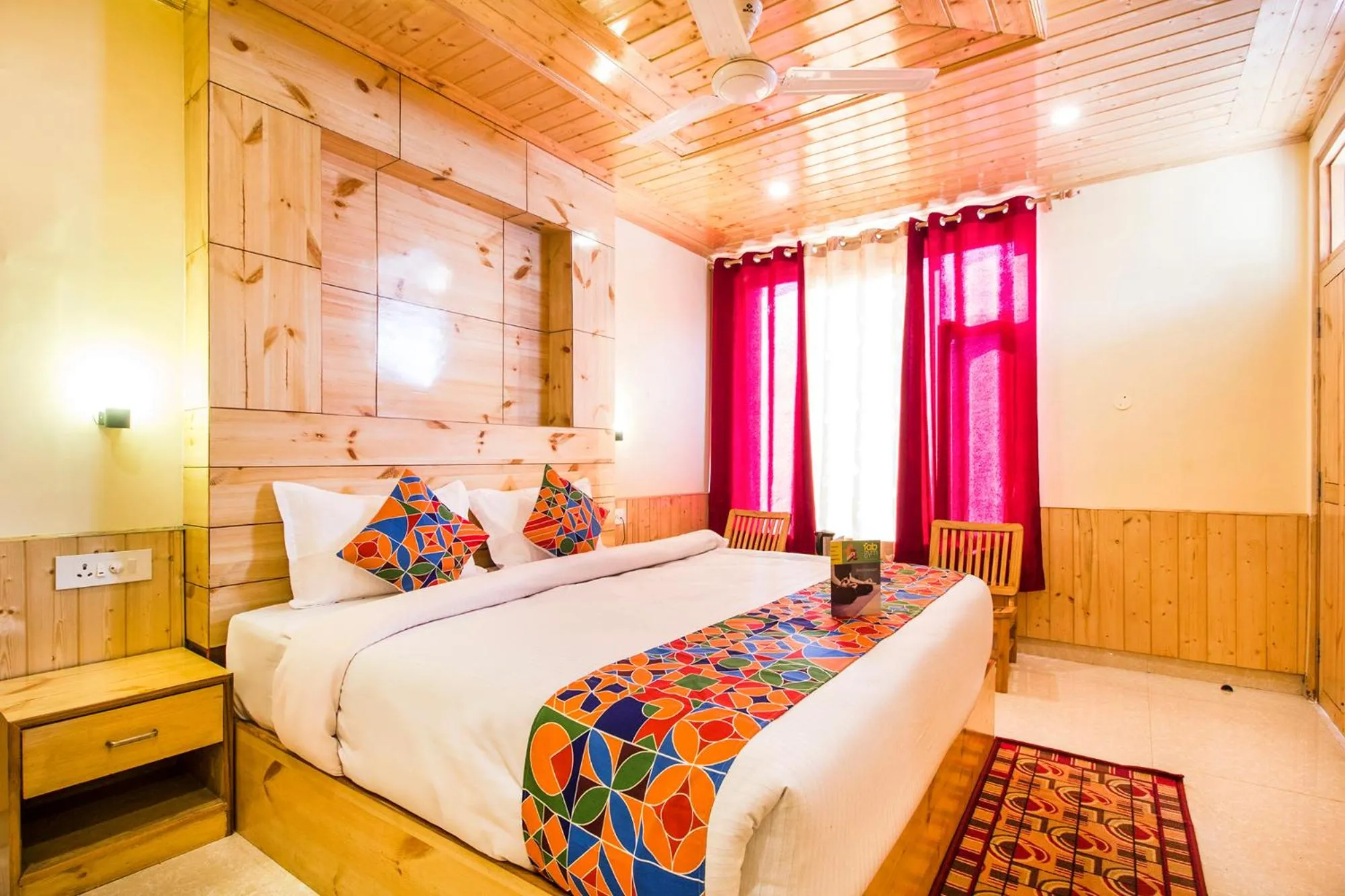 Bedroom, Bed in FabHotel Shami Inn Naggar Road