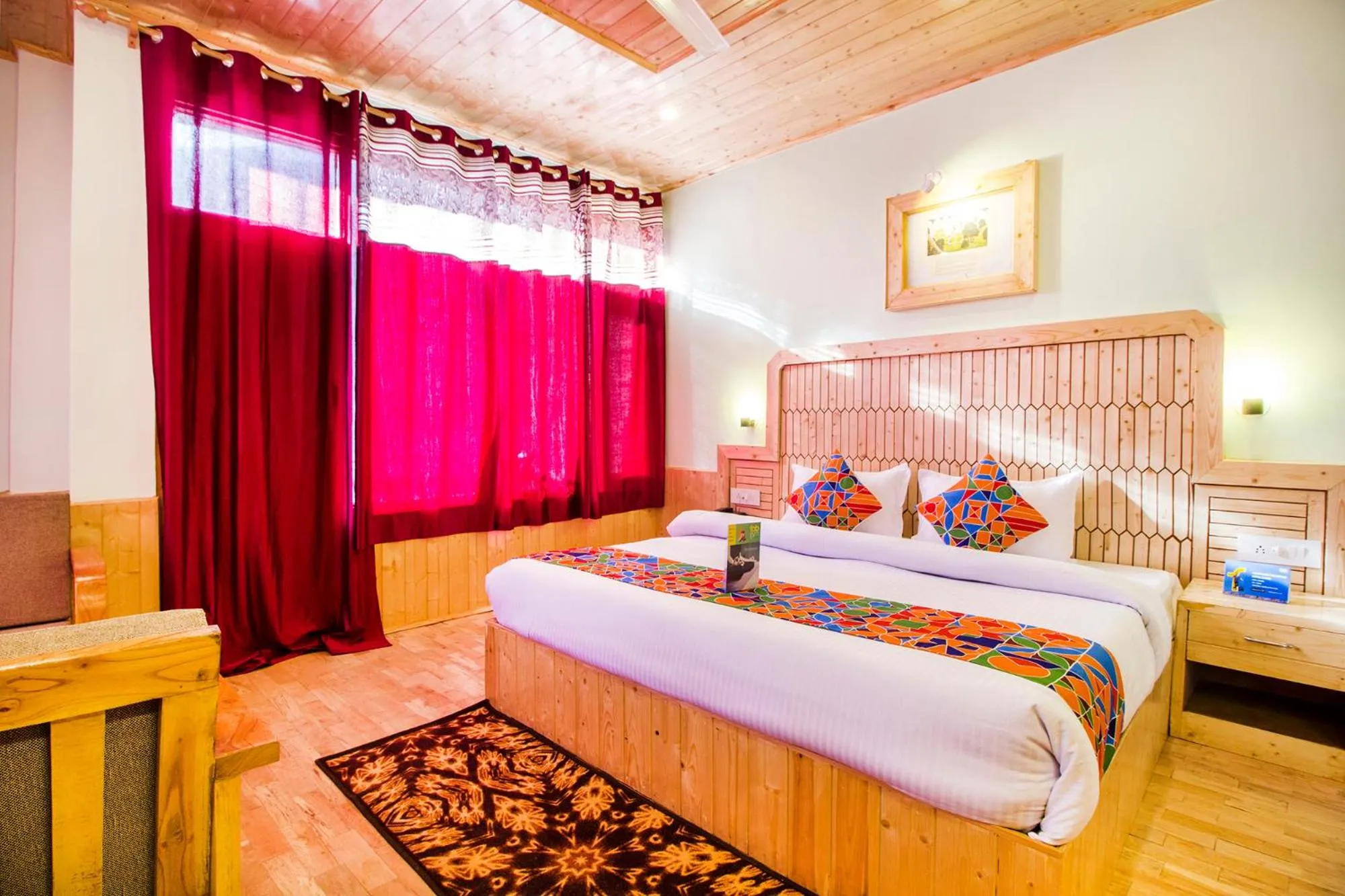 Bedroom, Bed in FabHotel Shami Inn Naggar Road