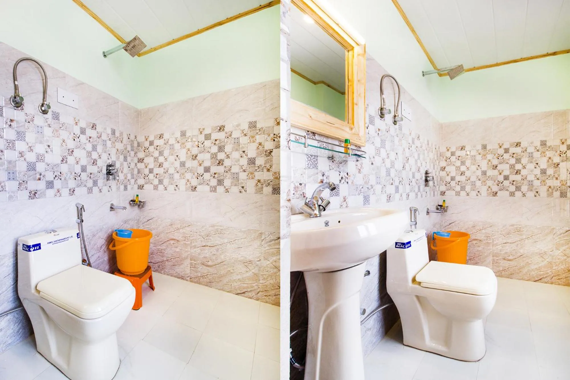 Toilet in FabHotel Shami Inn Naggar Road