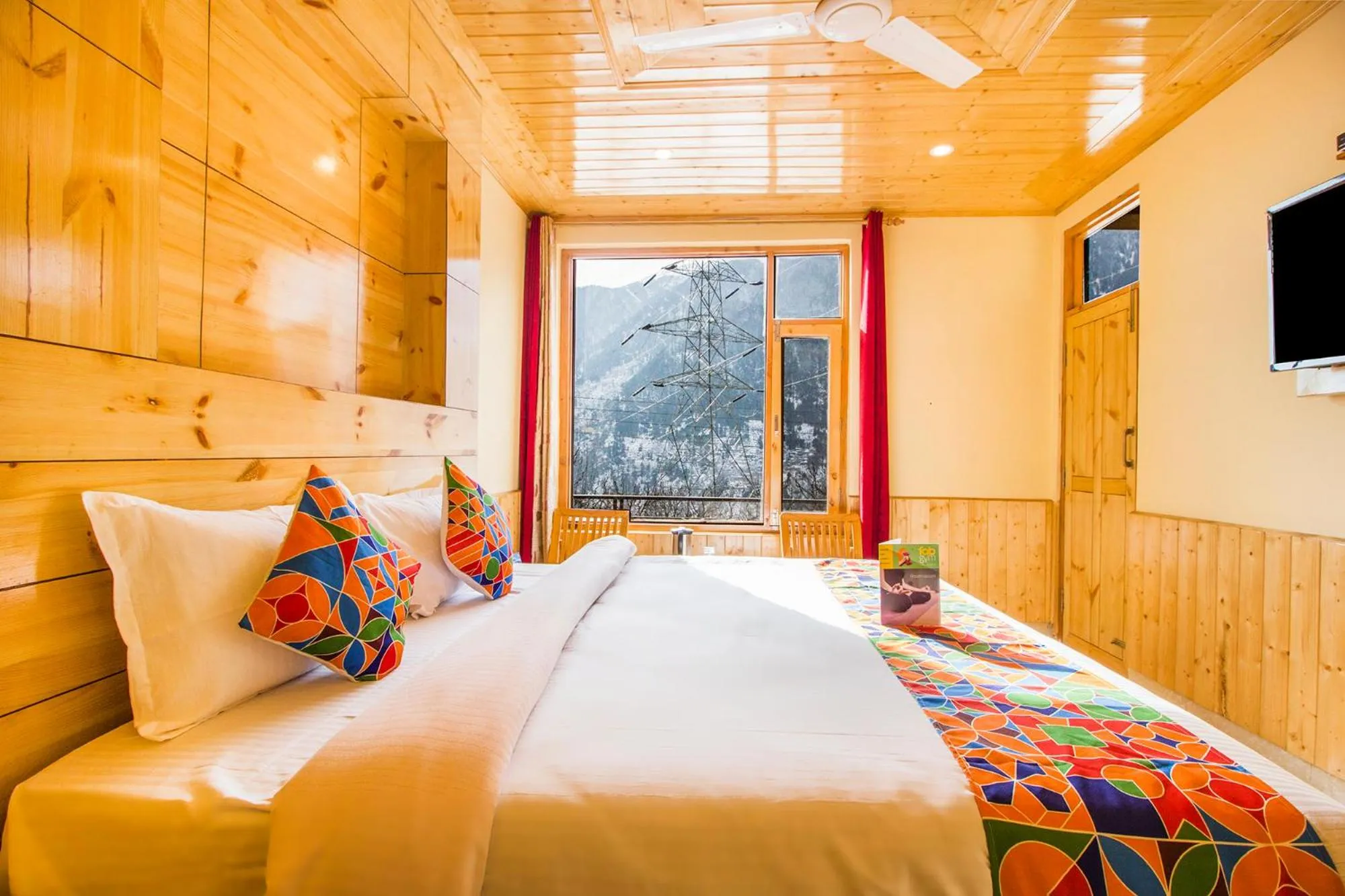 Bedroom, Bed in FabHotel Shami Inn Naggar Road