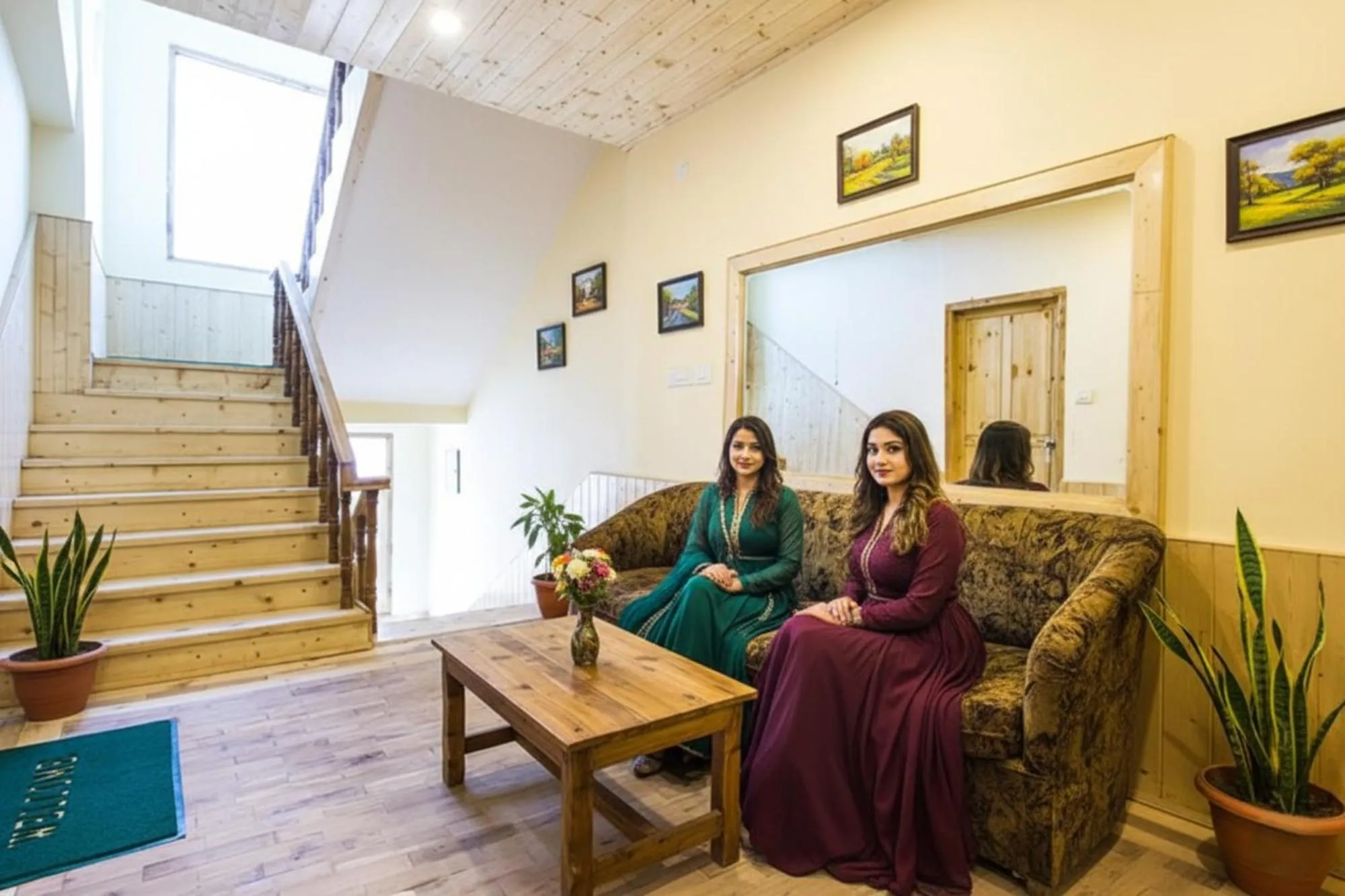 Seating area in FabHotel Shami Inn Naggar Road