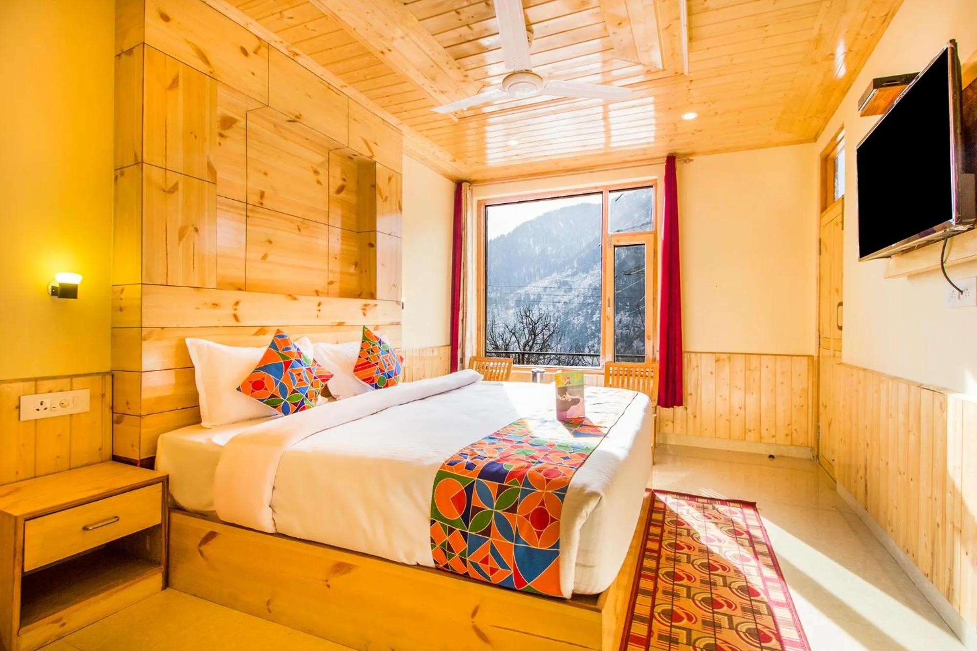 Bedroom, Bed in FabHotel Shami Inn Naggar Road