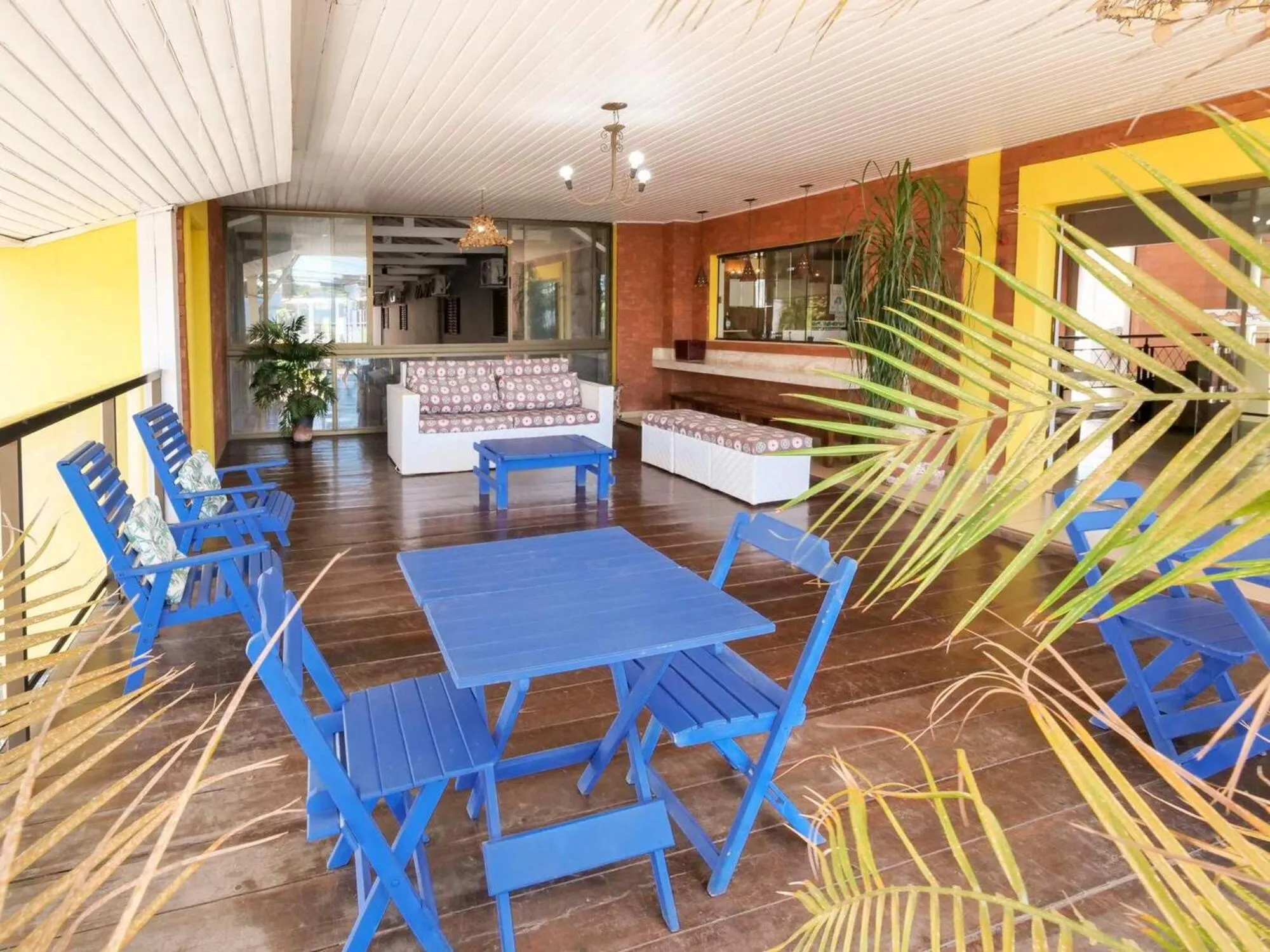 Patio in Hotel Paraíso das Águas Bonito