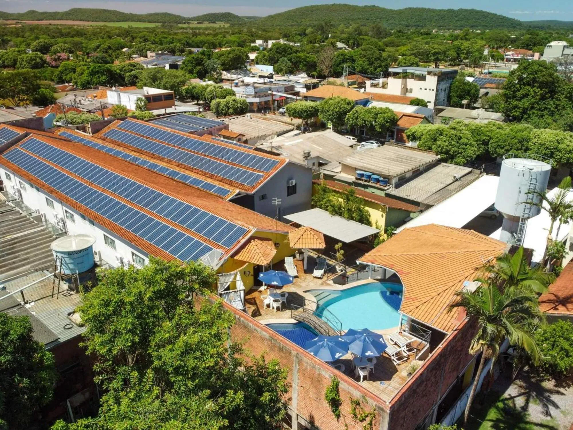 Property building in Hotel Paraíso das Águas Bonito