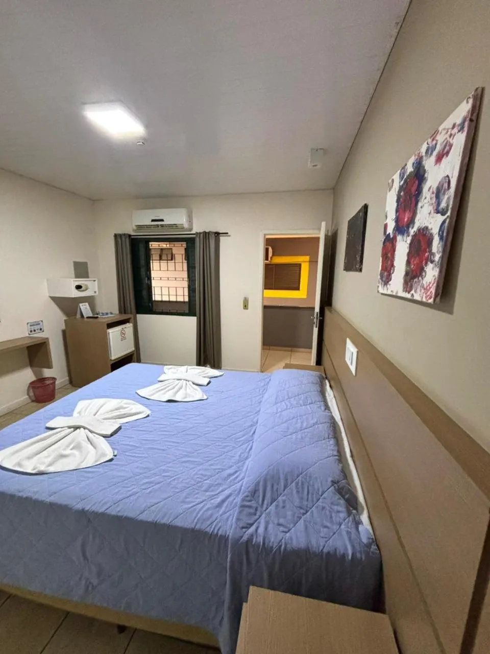 Bed in Hotel Paraíso das Águas Bonito