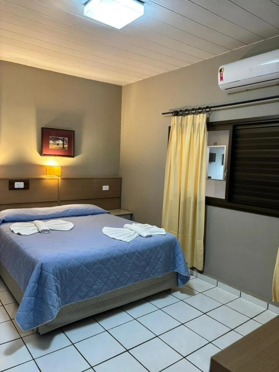 Bed in Hotel Paraíso das Águas Bonito