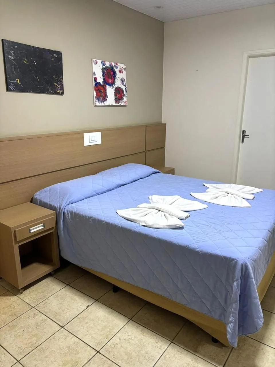 Bed in Hotel Paraíso das Águas Bonito