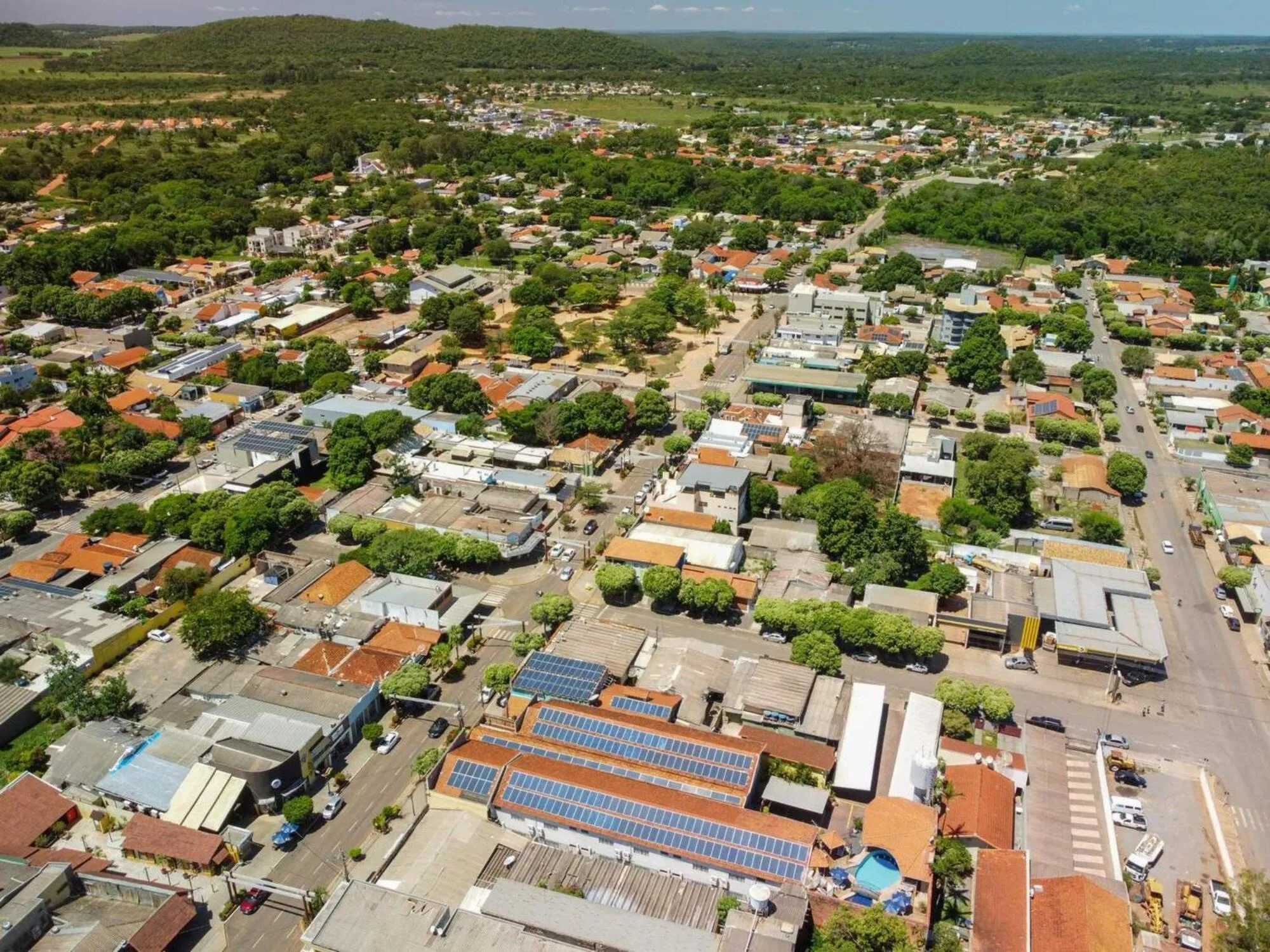 Property building in Hotel Paraíso das Águas Bonito