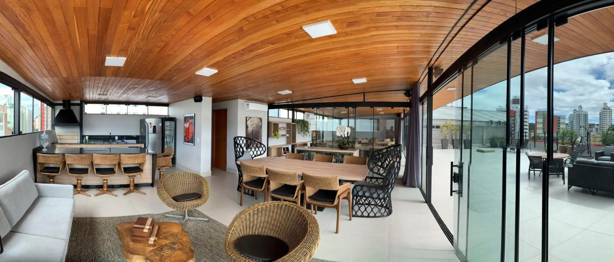 Balcony/Terrace in Tri Hotel Smart Criciuma