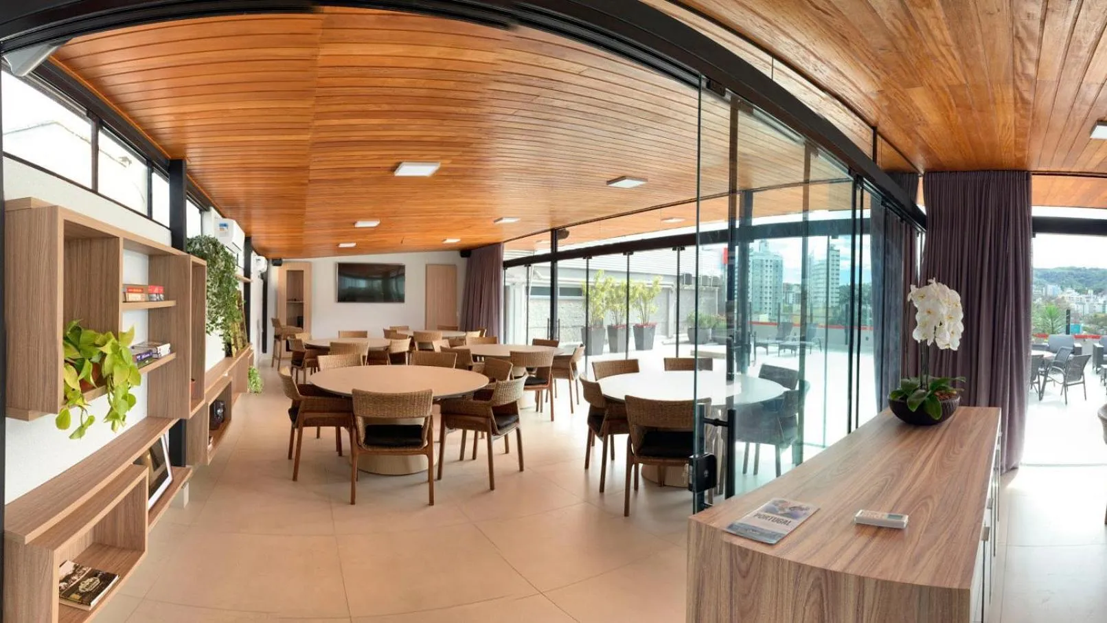 Balcony/Terrace in Tri Hotel Smart Criciuma