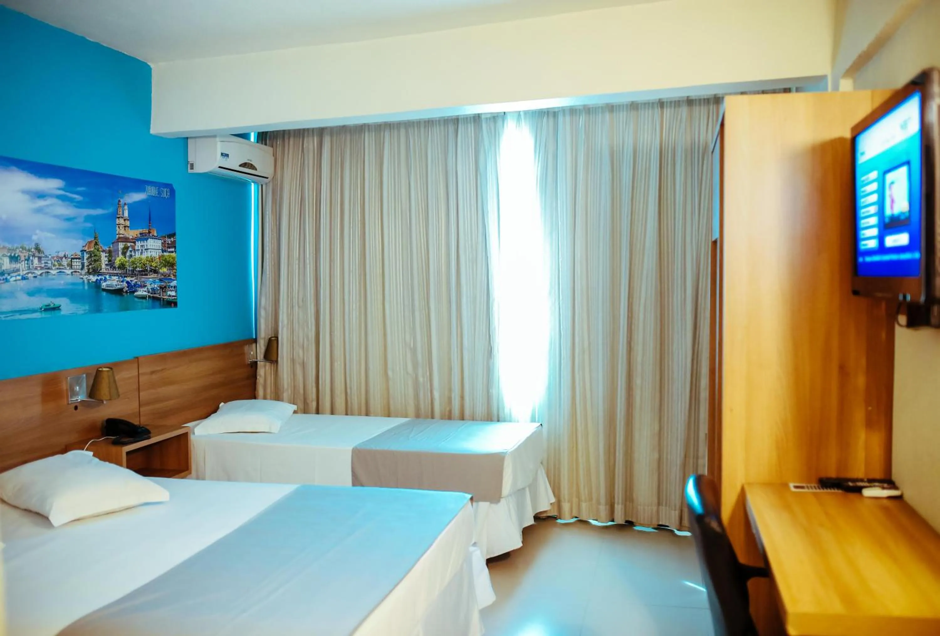 Bed in Tri Hotel Smart Criciuma