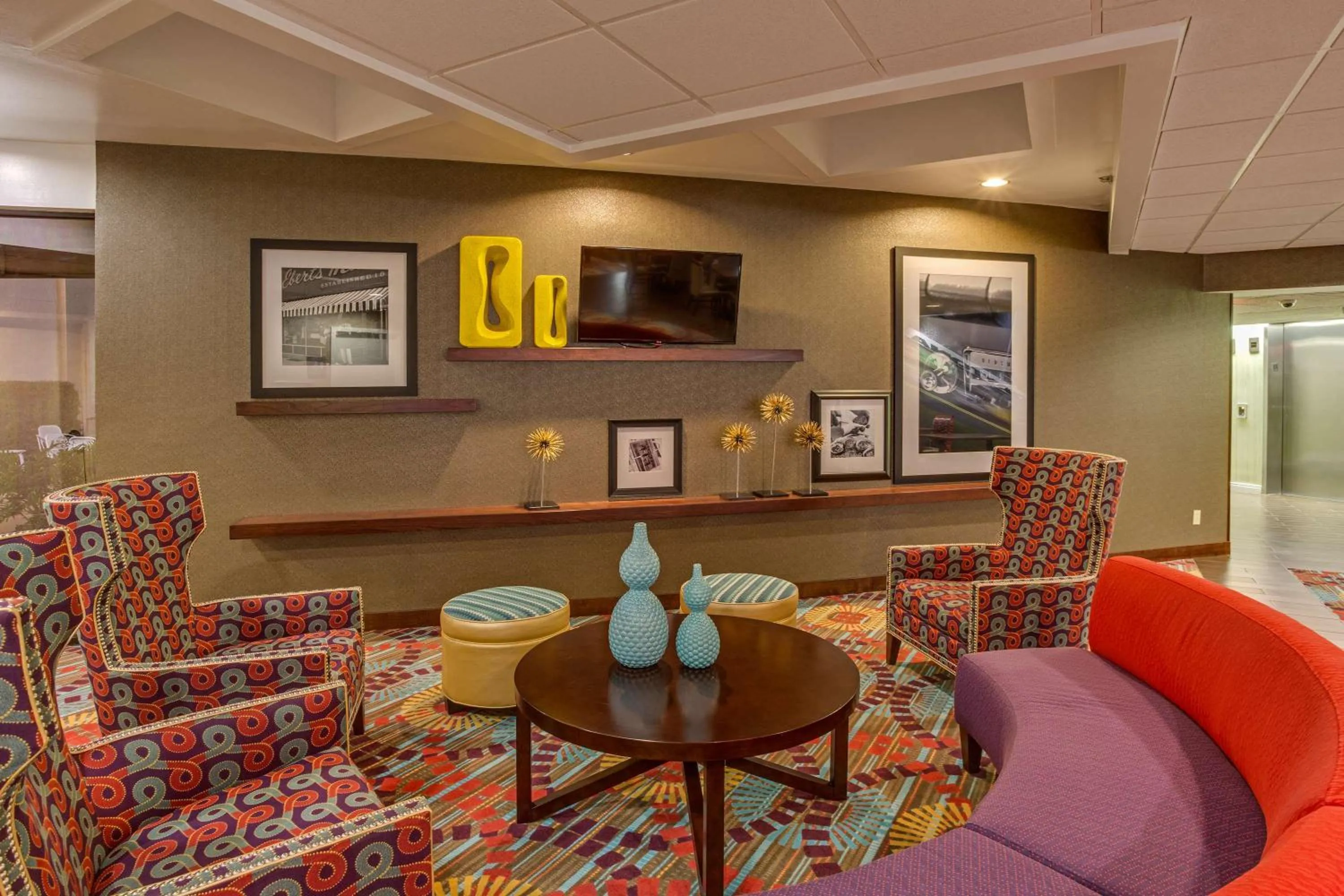 Lobby or reception in Hampton Inn Daytona Speedway-Airport
