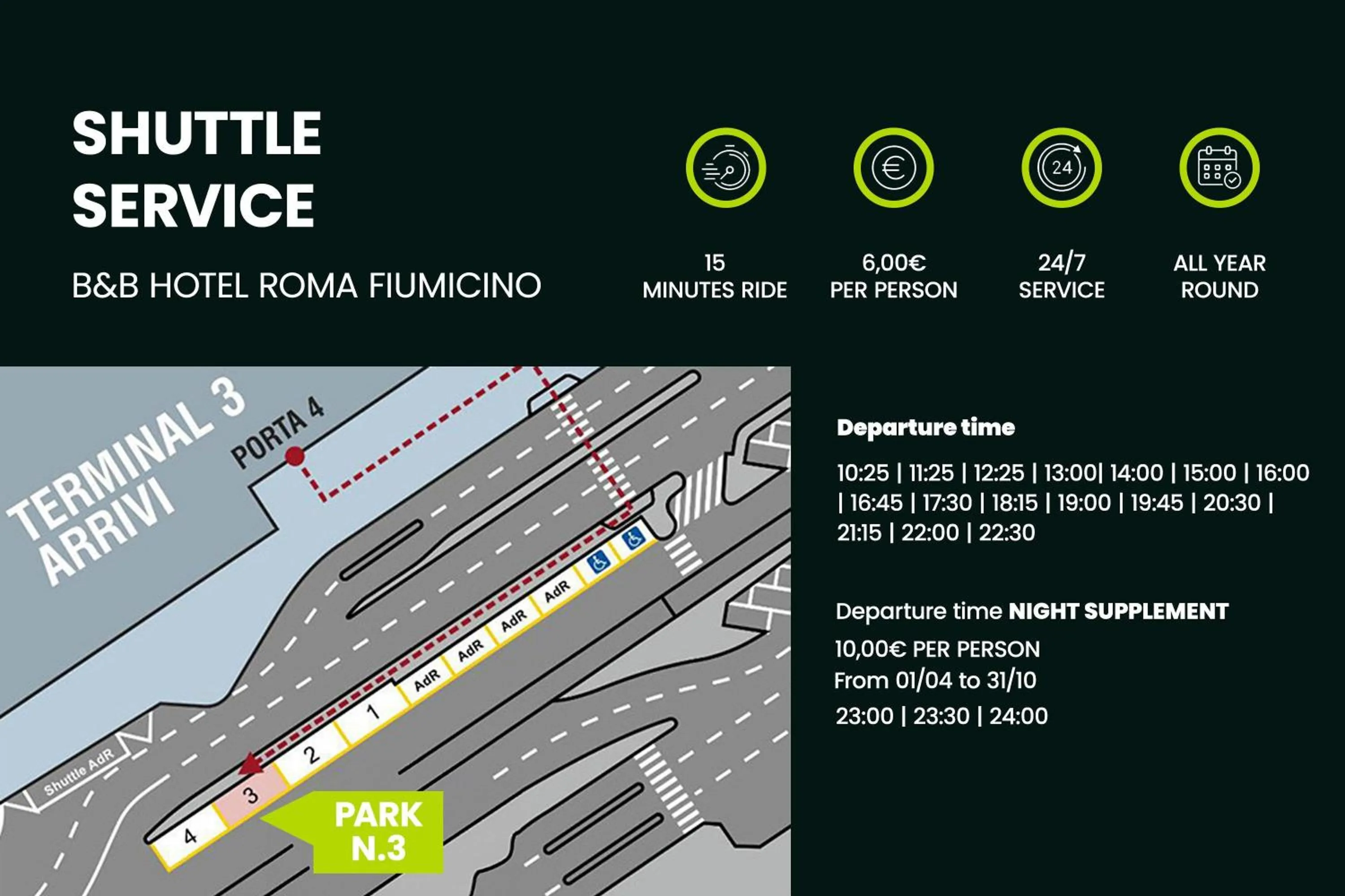 Area and facilities in B&B Hotel Roma Fiumicino Aeroporto Fiera 1