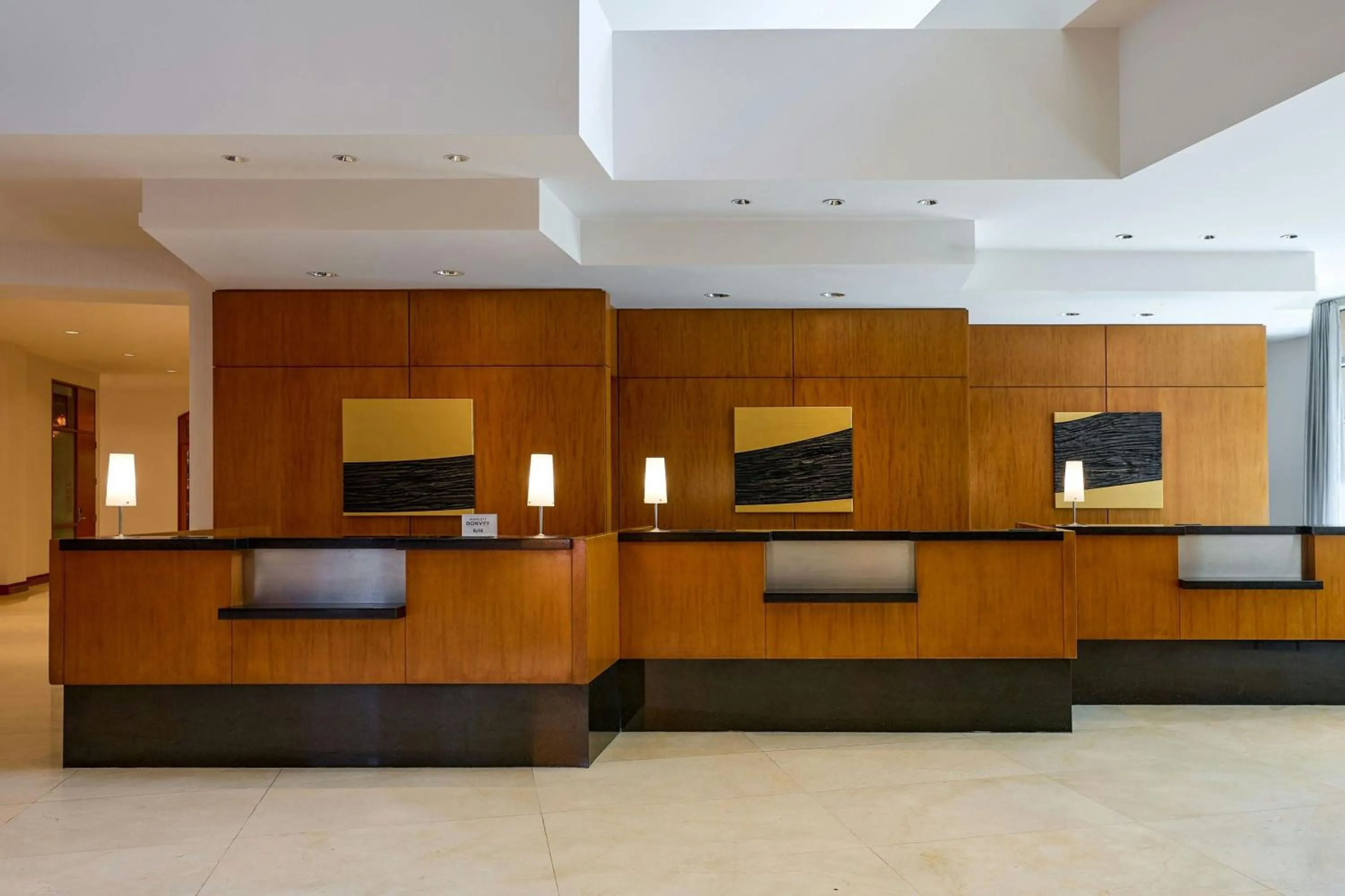 Lobby or reception in The Woodlands Waterway Marriott Hotel and Convention Center